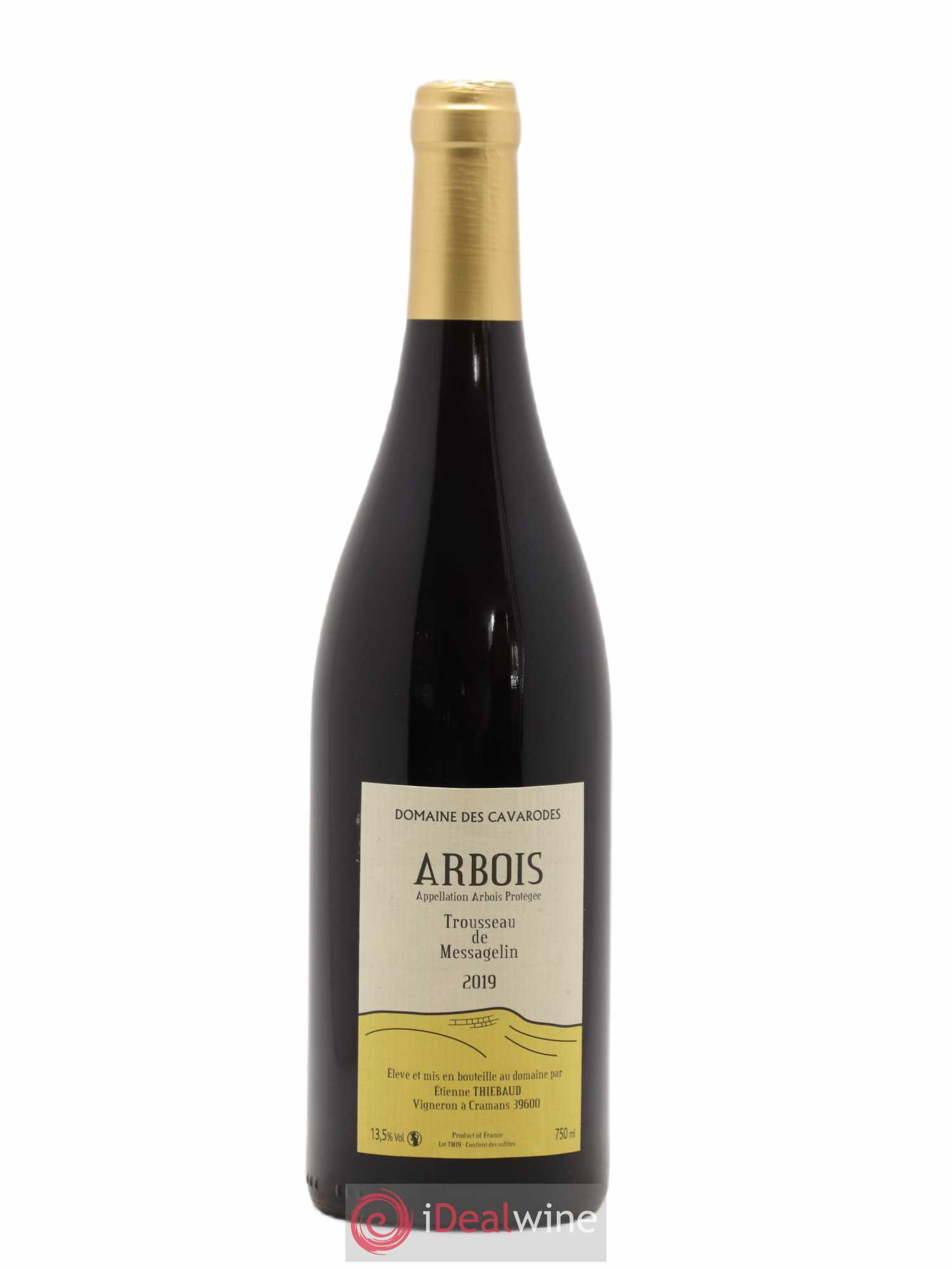 Arbois Trousseau De Messagelin Cavarodes 2019 - Posten von 1 Flasche - 0
