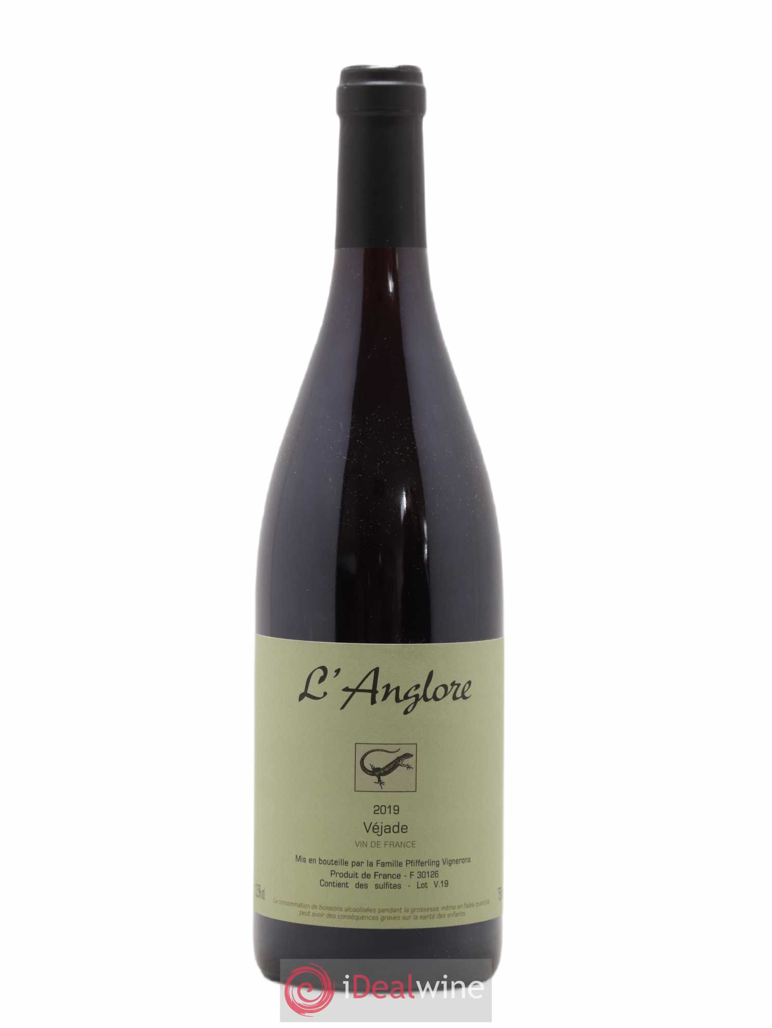 Vin de France Véjade L'Anglore 2019 - Lot de 1 bouteille - 0