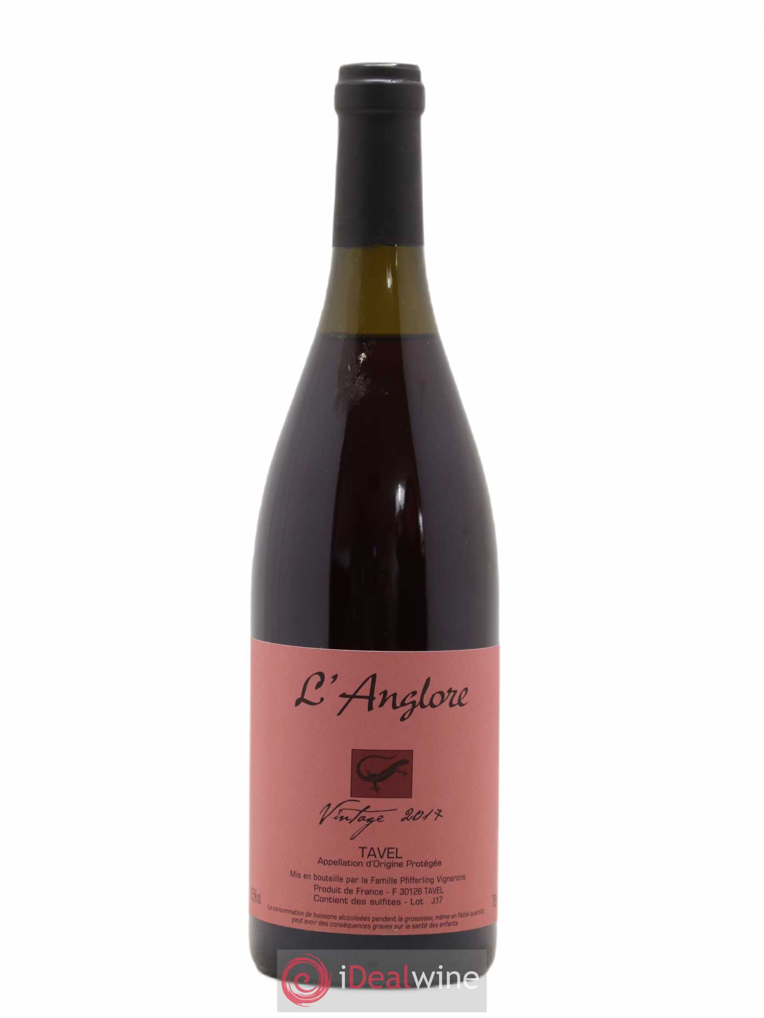 Tavel Vintage L'Anglore 2017 - Lot de 1 bouteille - 0