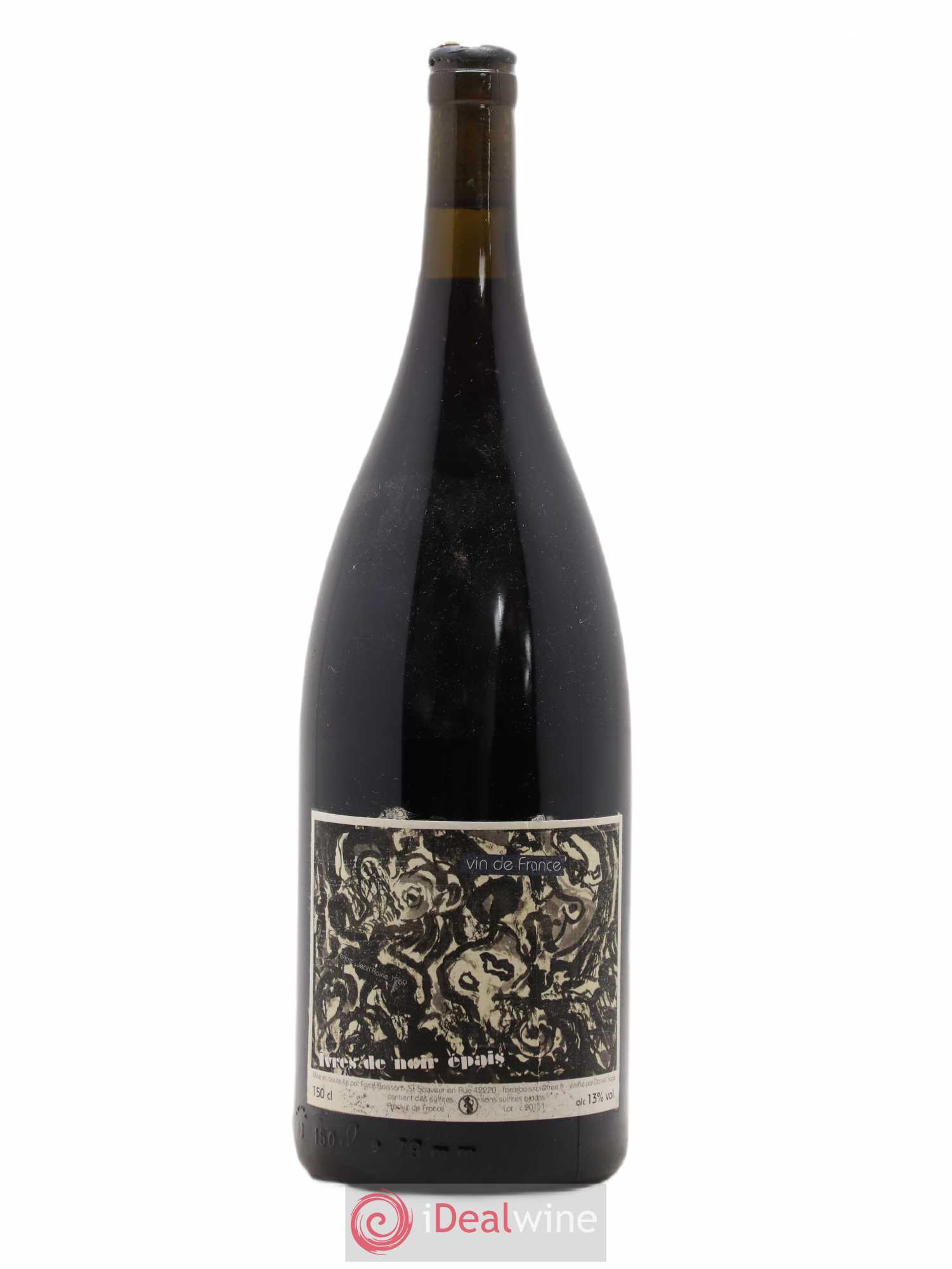 Vin de France Ivres de Noir Epais Daniel Sage 2016 - Lot de 1 magnum - 0