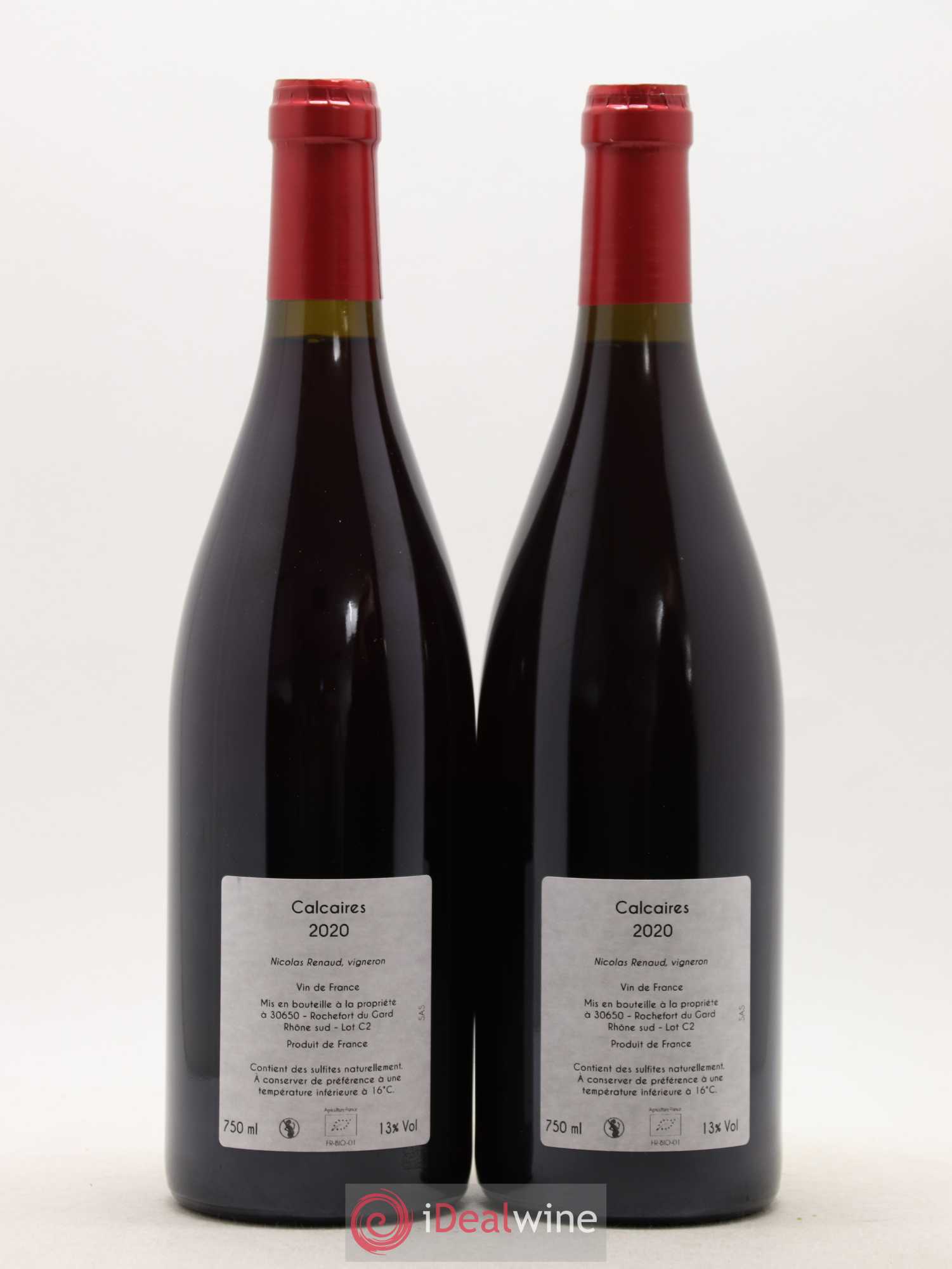 Vin de France Calcaires Clos des Grillons 2020 - Lot de 2 bouteilles - 1