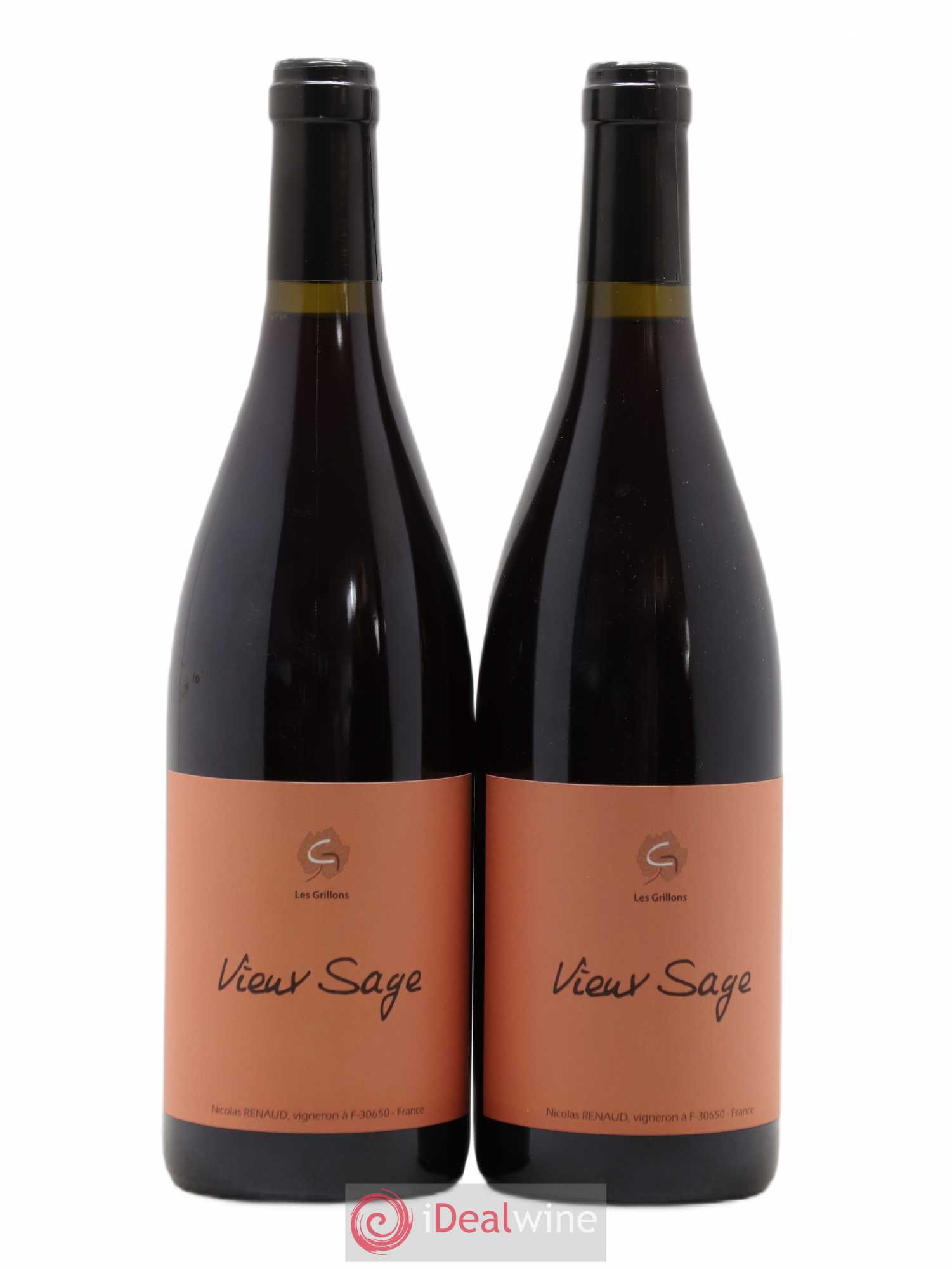 Vin de France Vieux Sage Clos des Grillons 2020 - Posten von 2 Flaschen - 0