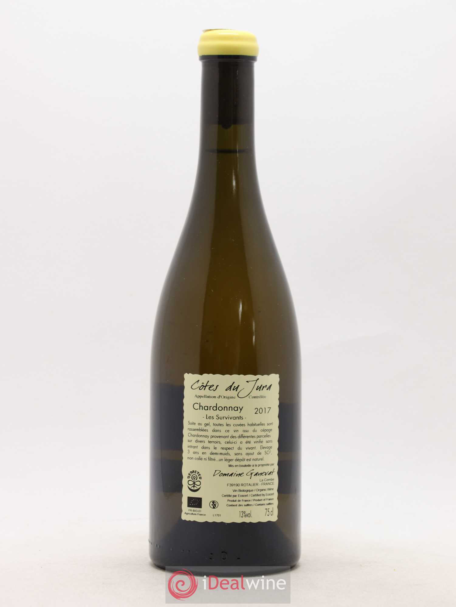 Côtes du Jura Les Survivants Jean-François Ganevat (Domaine) 2017 - Lot de 1 bouteille - 1