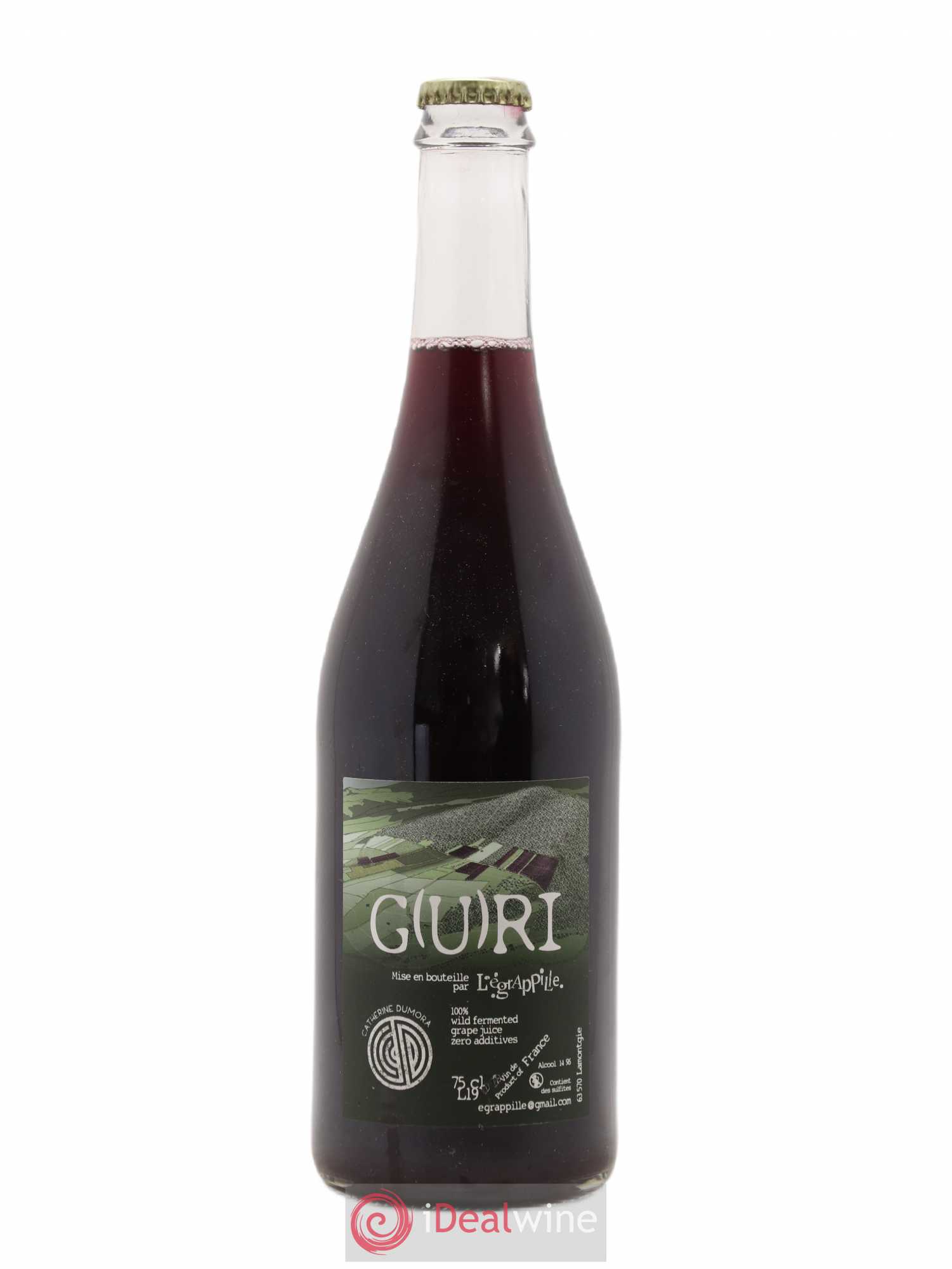 Vin de France Guri L'Egrapille 2019 - Lot de 1 bouteille - 0