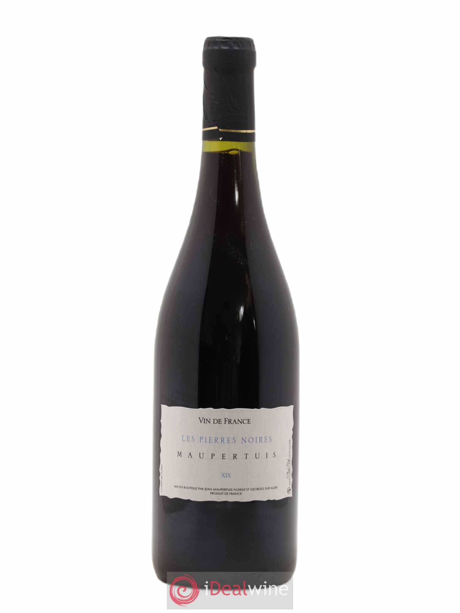 Vin de France Les Pierres Noires Jean Maupertuis 2019 - Lot de 1 bouteille - 0