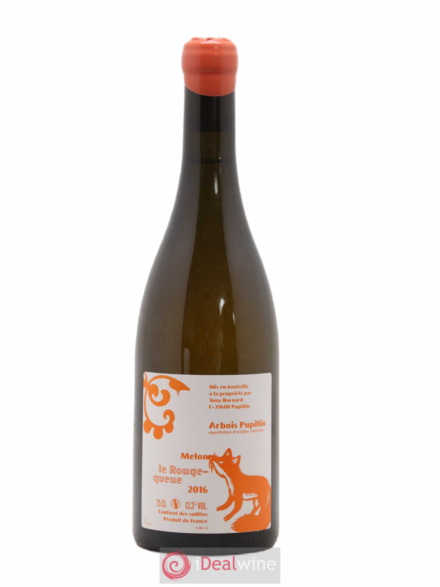 Arbois Melon A Queue Rouge Bornard 2016 - Lot de 1 bouteille - 0