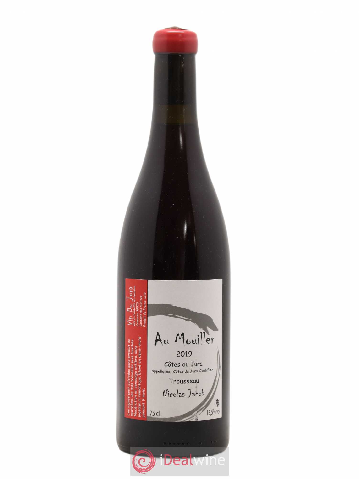 Côtes du Jura Trousseau Au Mouiller Nicolas Jacob 2019 - Lot de 1 bouteille - 0