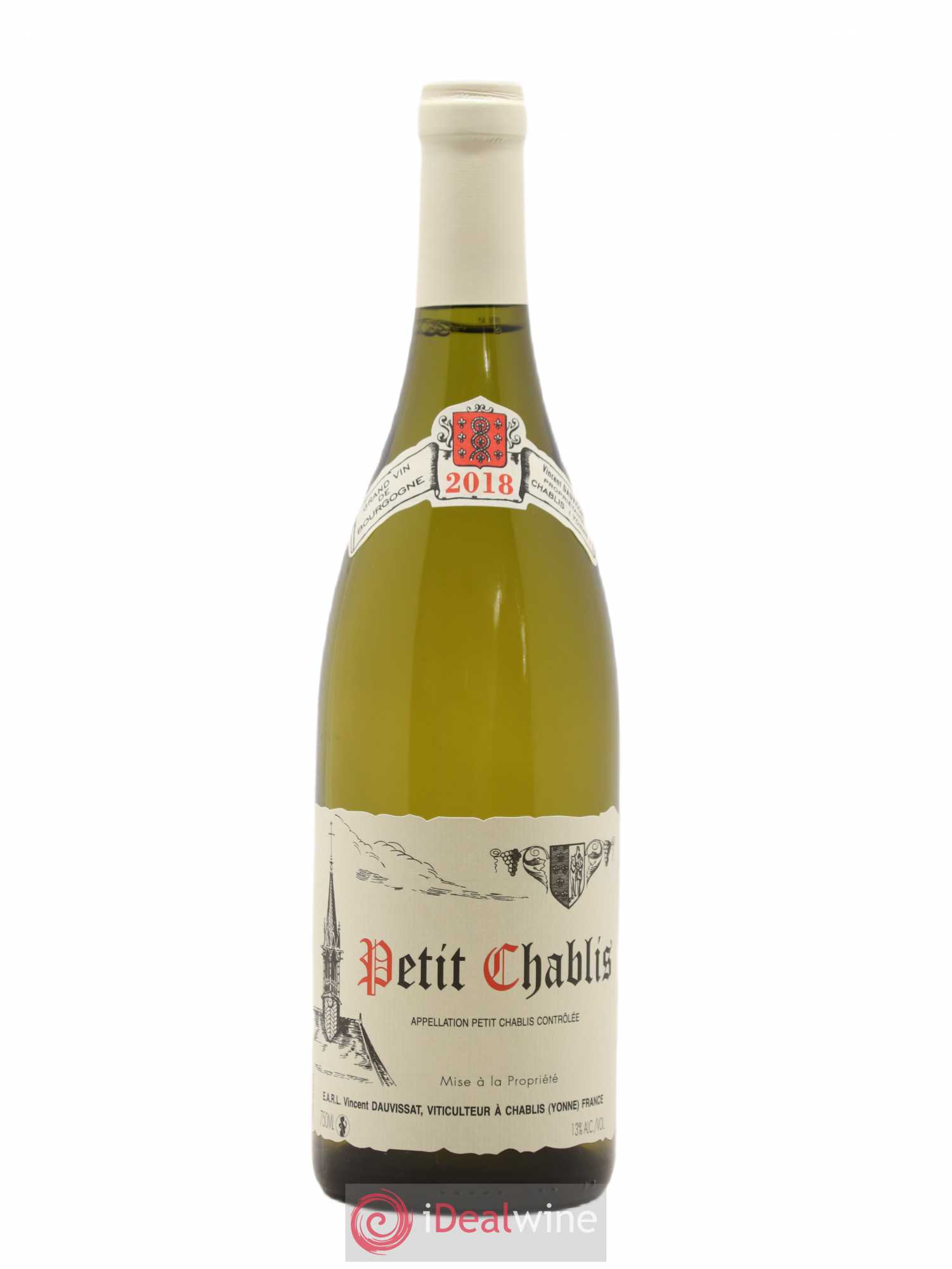 Petit Chablis Vincent Dauvissat (Domaine) 2018 - Lot de 1 bouteille - 0
