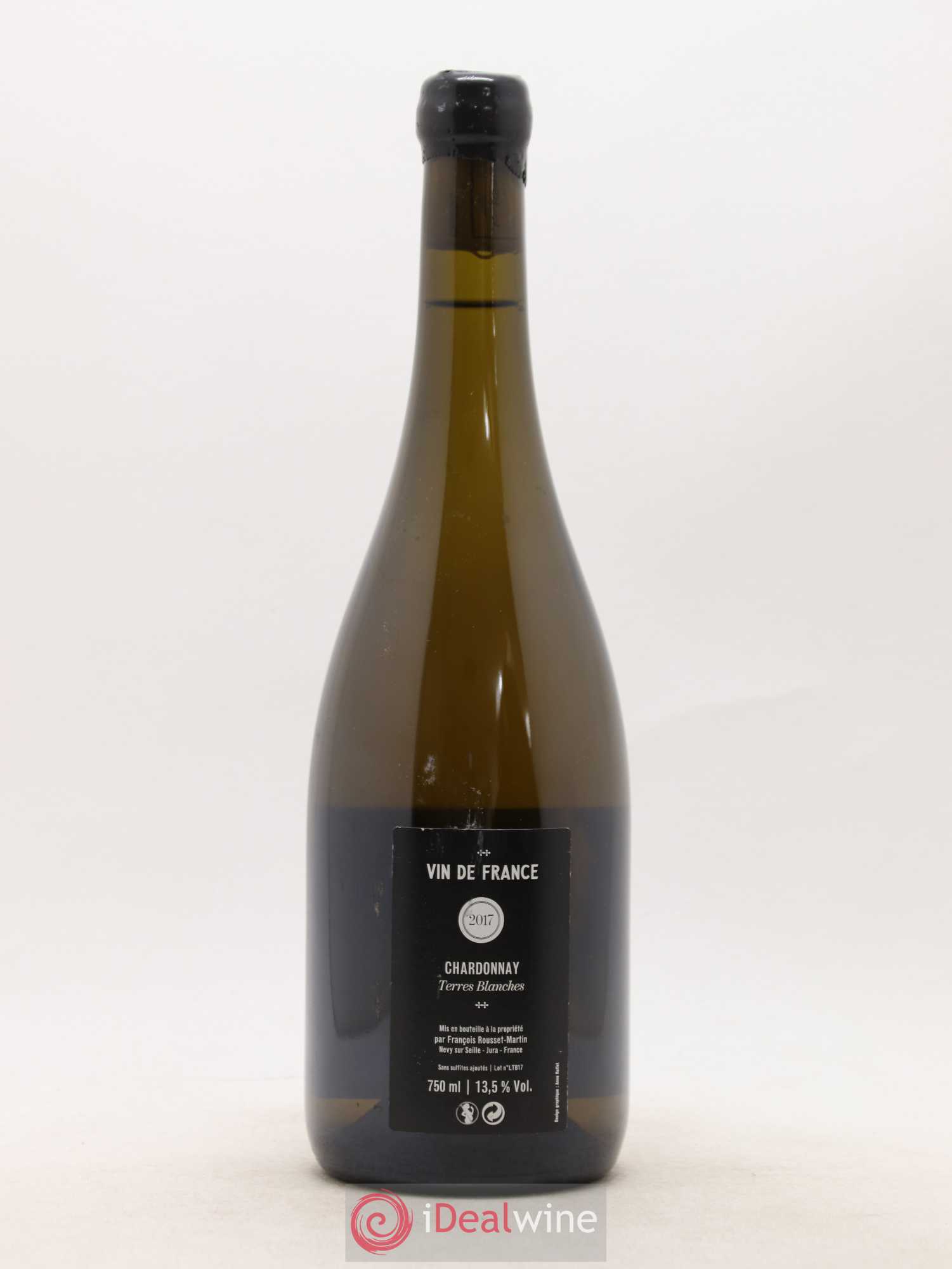 Côtes du Jura Chardonnay Terres Blanches François Rousset Martin 2017 - Lot de 1 bouteille - 1