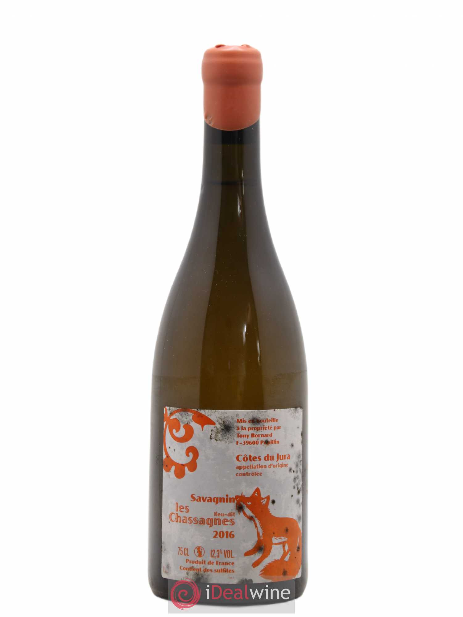 Côtes du Jura Les Chassagnes Savagnin Ouillé Bornard 2016 - Lot de 1 bouteille - 0
