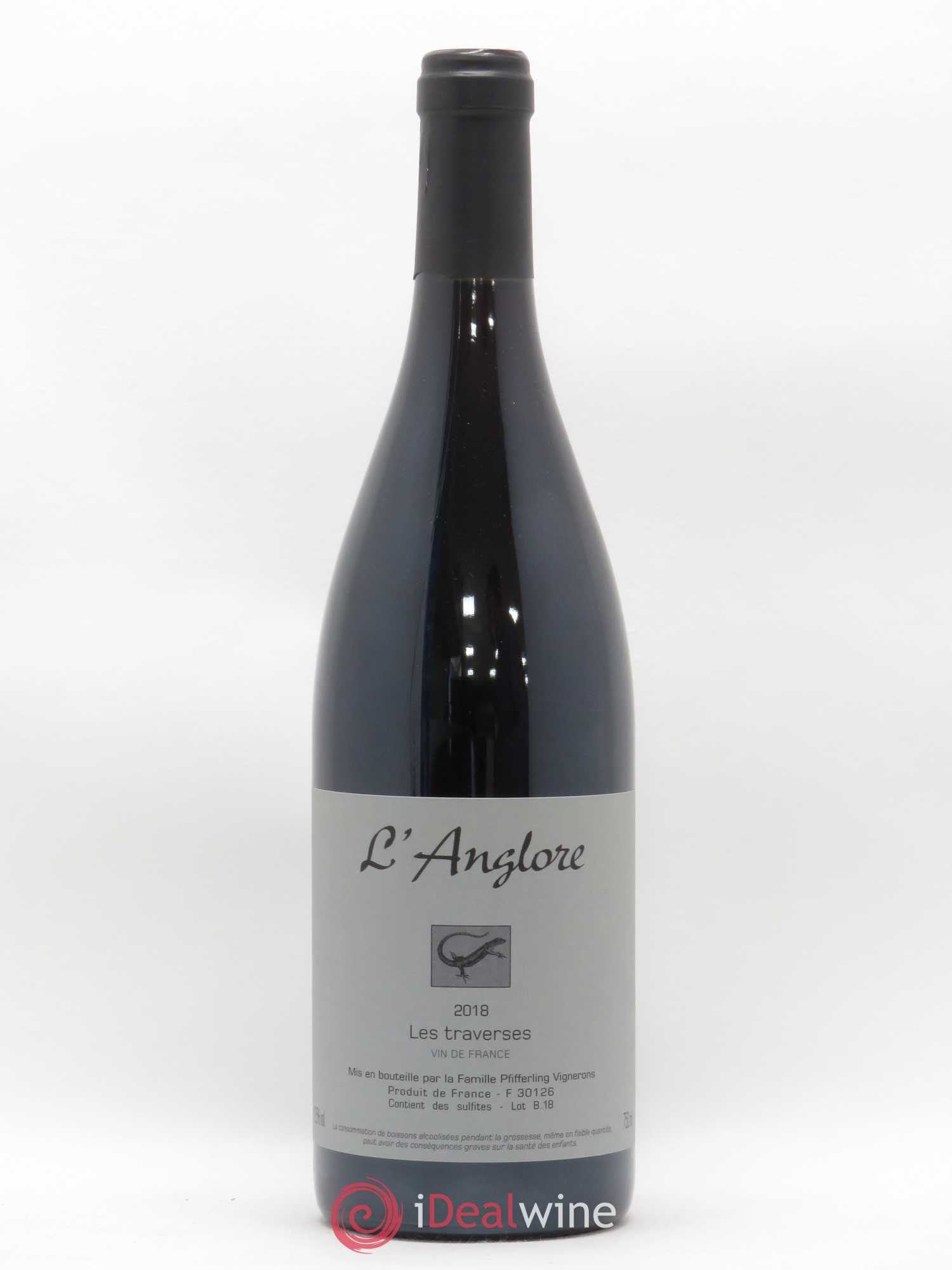 Vin de France Les Traverses L'Anglore 2018 - Lot de 1 bouteille - 0