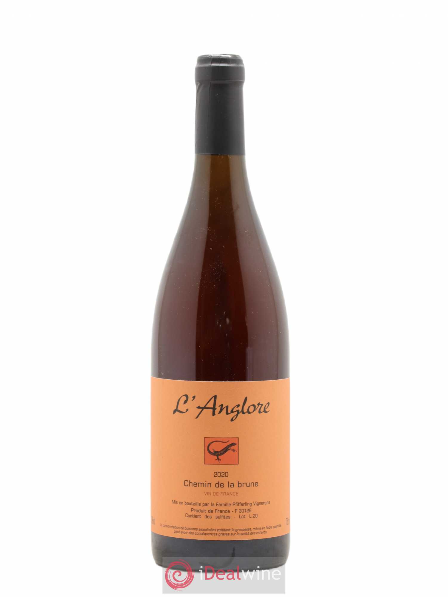 Vin de France Chemin de la brune L'Anglore 2020 - Lot de 1 bouteille - 0