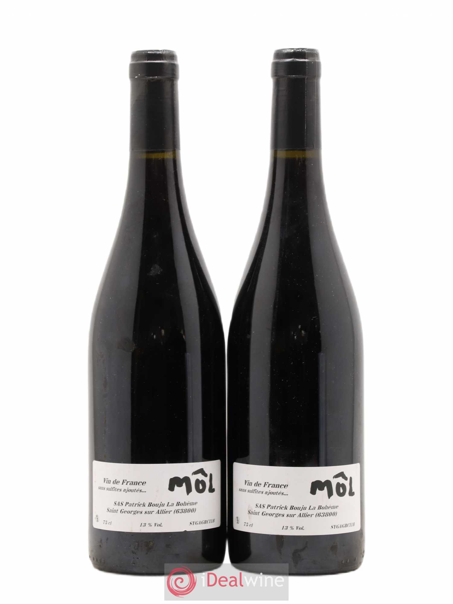 Vin de France Môl Patrick Bouju - La Bohème 2018 - Lot de 2 bouteilles - 1