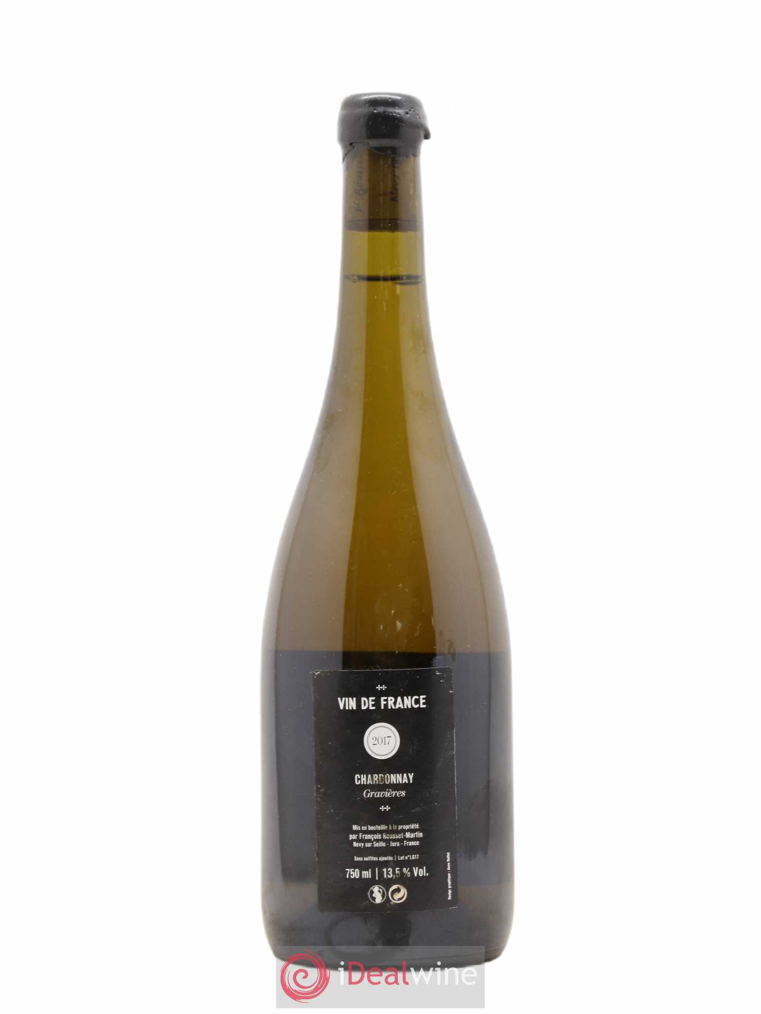 Vin de France Gravières François Rousset Martin 2017 - Lot de 1 bouteille - 1