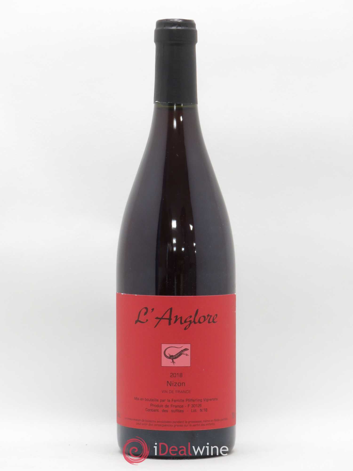 Vin de France Nizon L'Anglore 2018 - Lot de 1 bouteille - 0