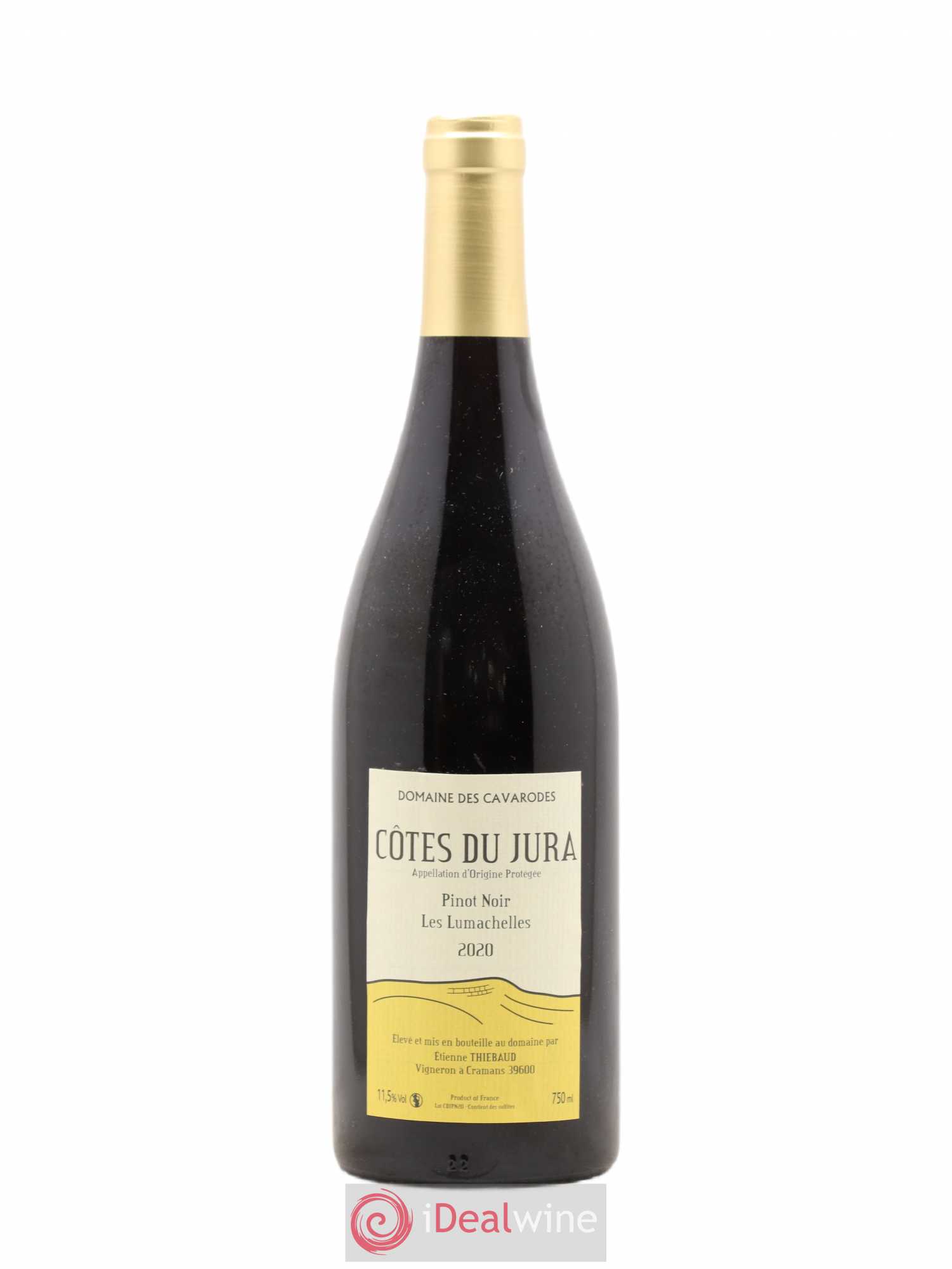 Côtes du Jura Pinot Noir Les Lumachelles Domaine des Cavarodes 2020 - Posten von 1 Flasche - 0