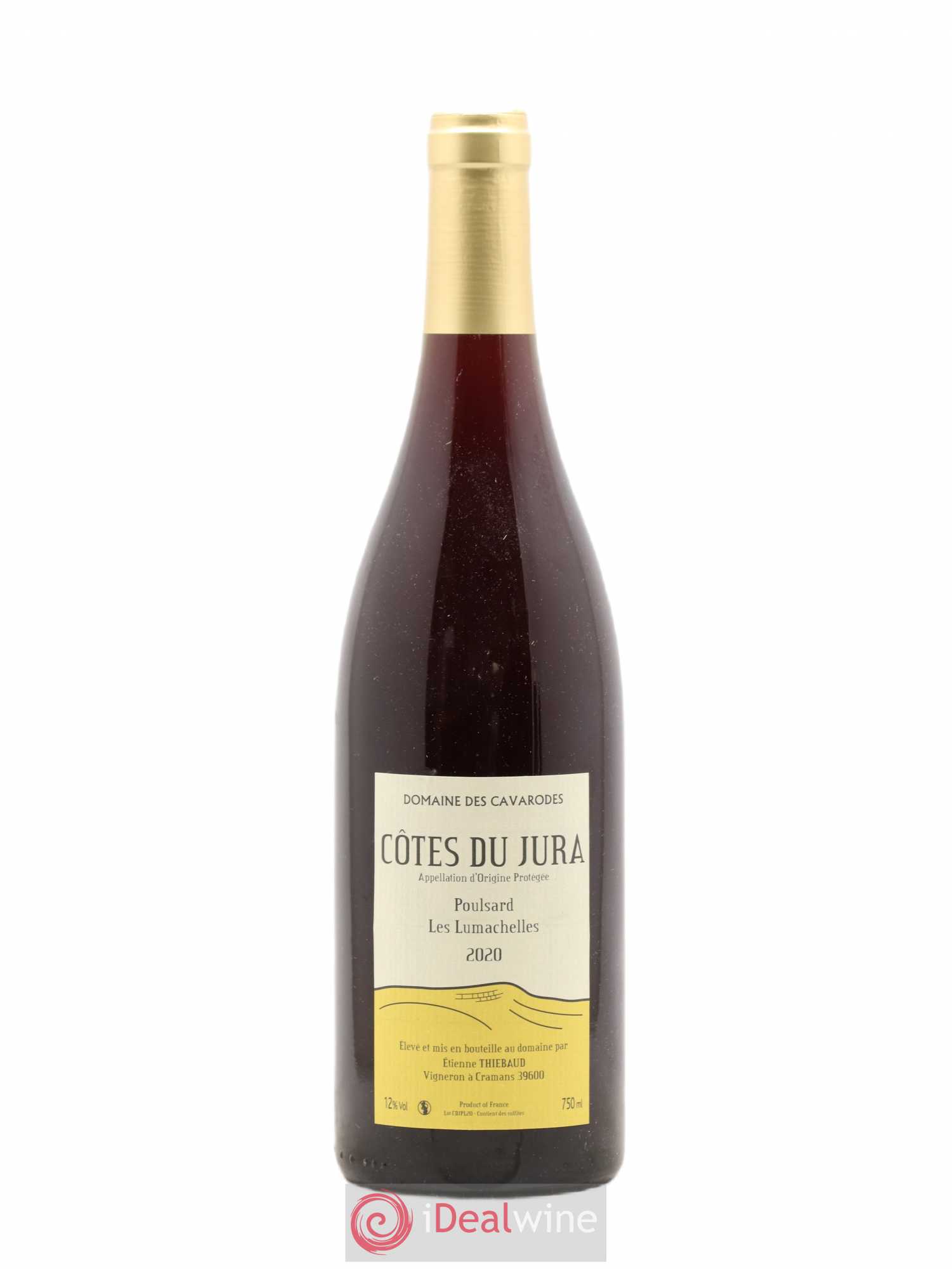 Côtes du Jura Poulsard Les Lumachelles Cavarodes (Domaine des) - Etienne Thiébaud 2020 - Lot de 1 bouteille - 0