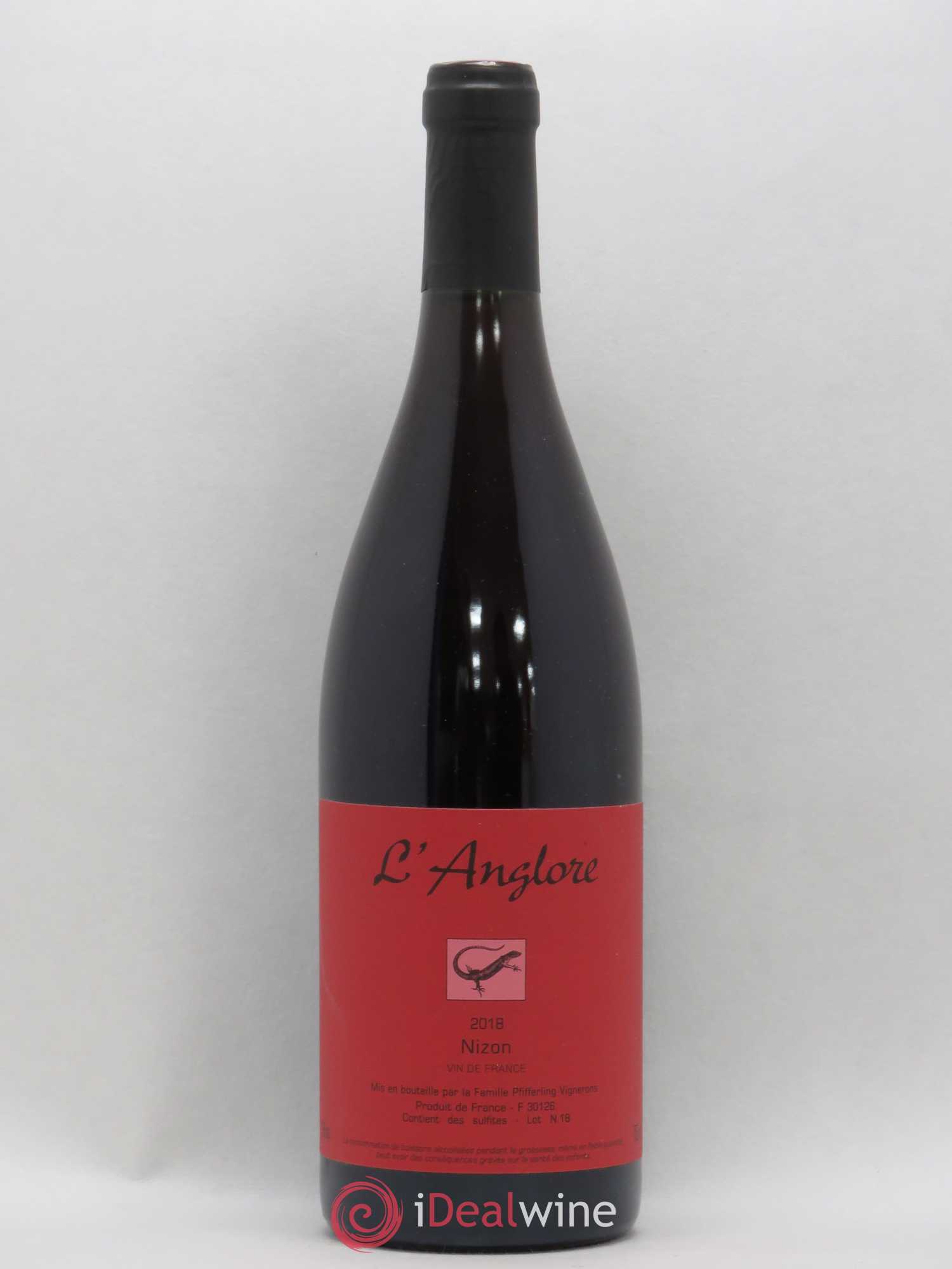 Vin de France Nizon L'Anglore 2018 - Lot de 1 bouteille - 0