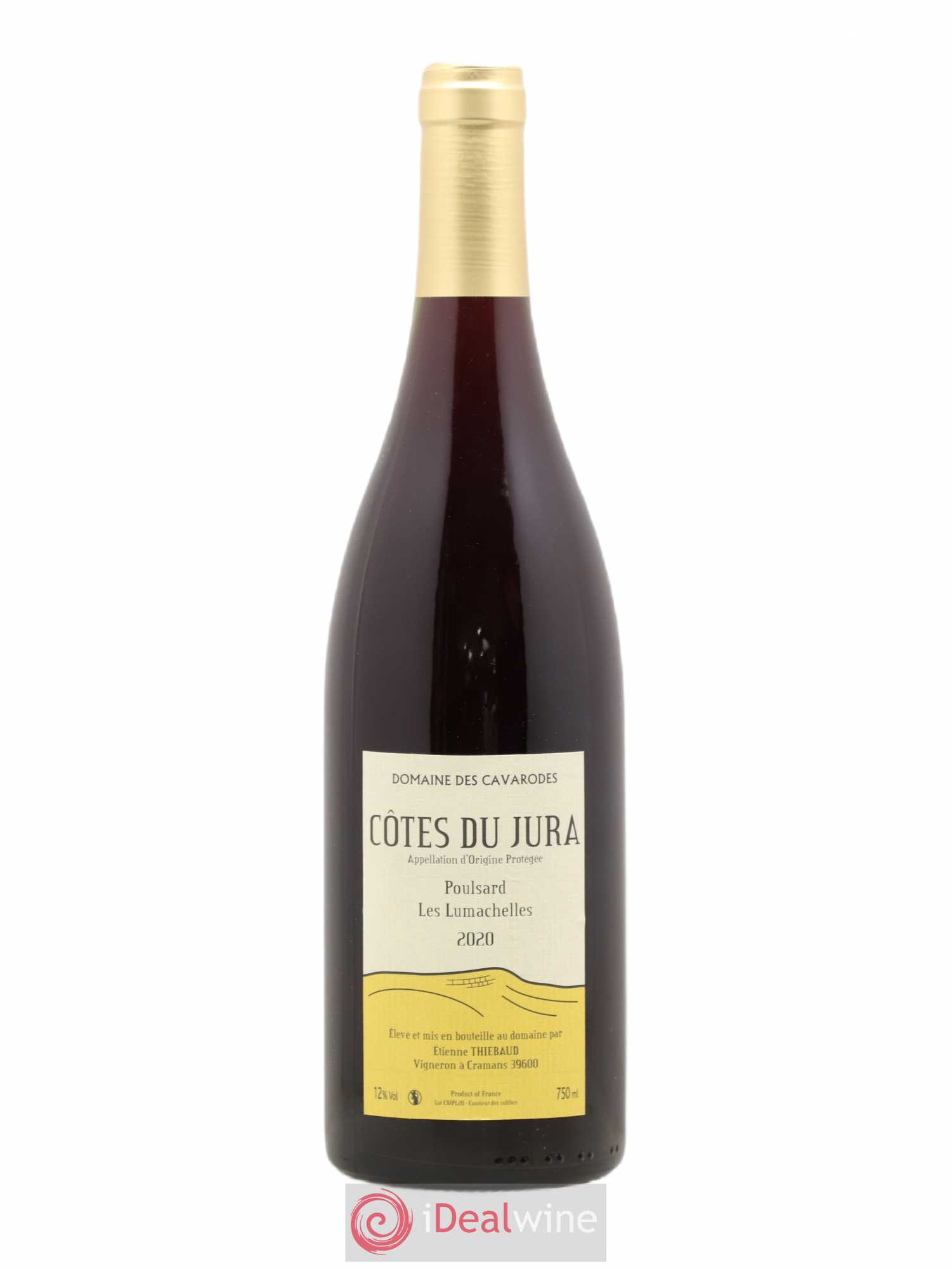 Côtes du Jura Poulsard Les Lumachelles Cavarodes (Domaine des) - Etienne Thiébaud 2020 - Lot de 1 bouteille - 0