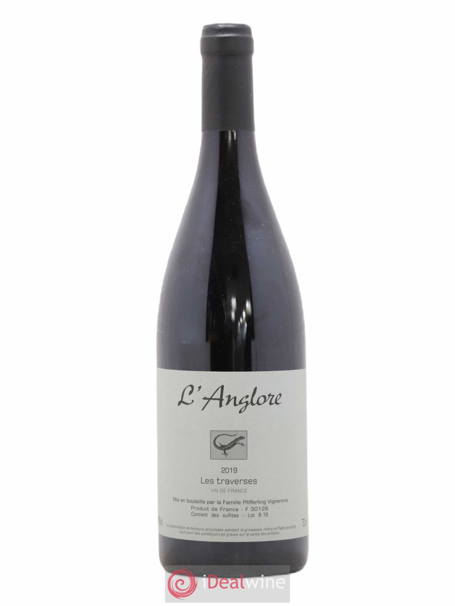 Vin de France Les Traverses L'Anglore 2019 - Lot de 1 bouteille - 0