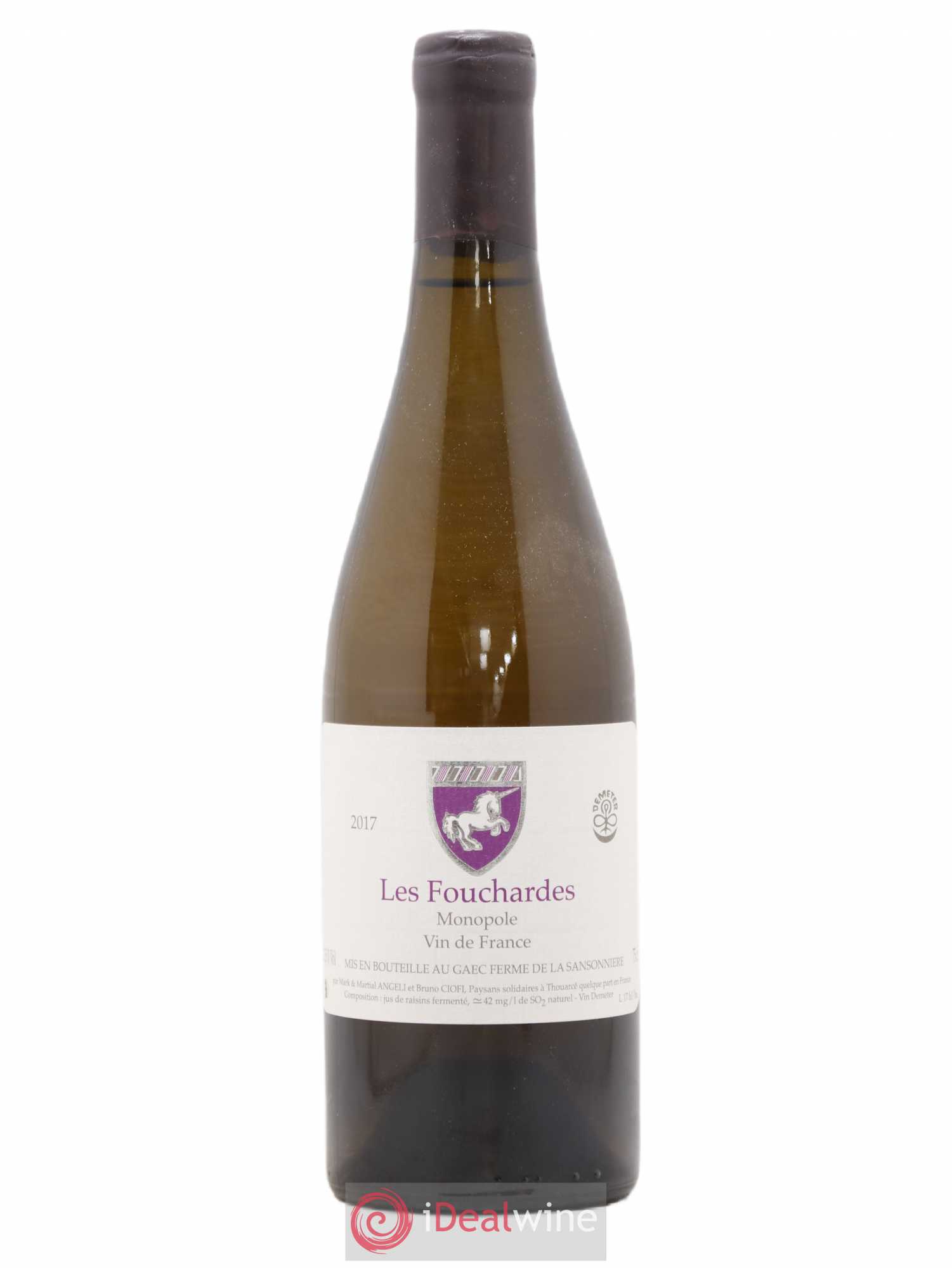 Vin de France Les Fouchardes Mark Angeli (Domaine) - Ferme de la Sansonnière 2017 - Lot de 1 bouteille - 0