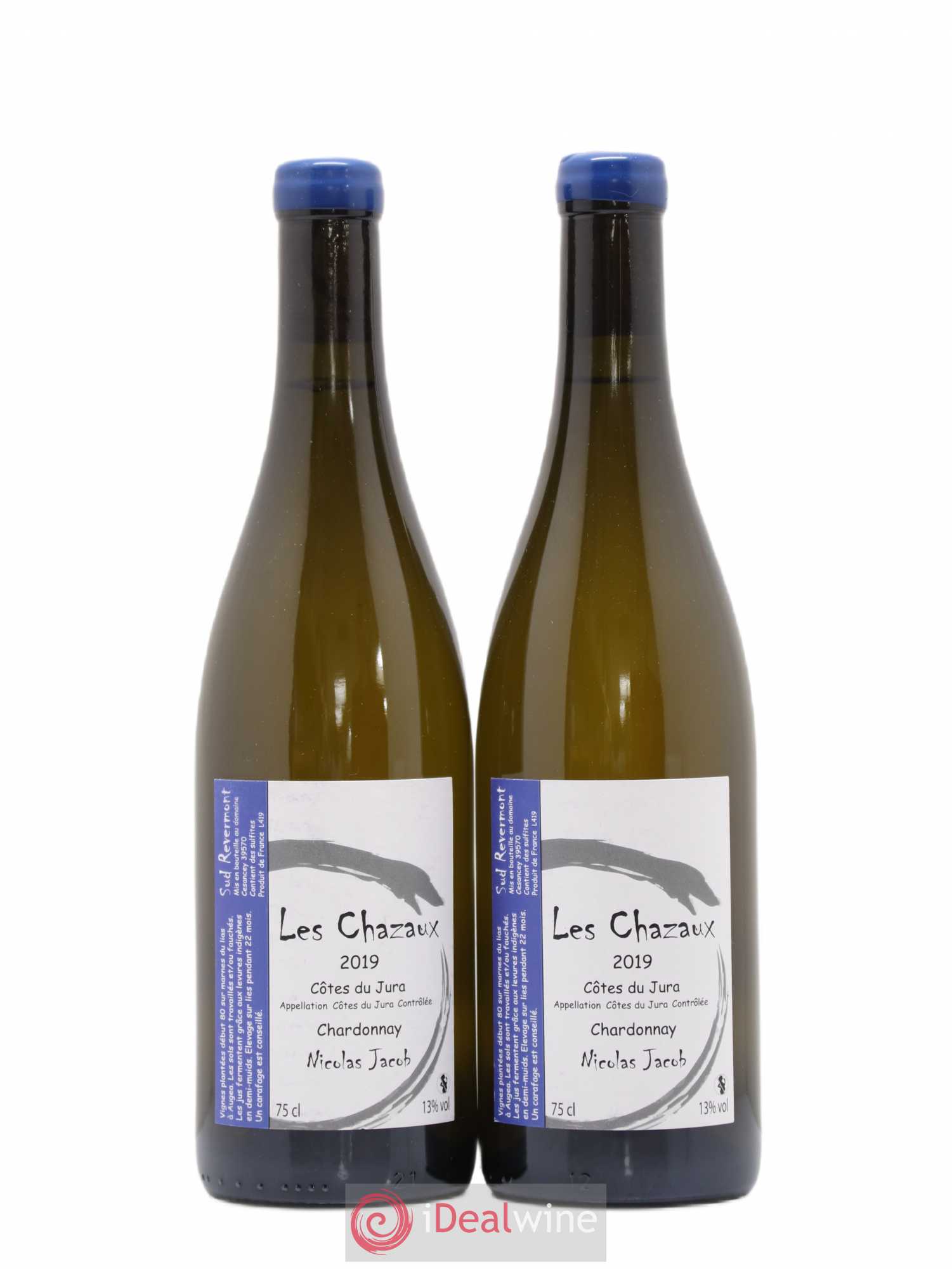 Côtes du Jura Les Chazaux Nicolas Jacob 2019 - Posten von 2 Flaschen - 0