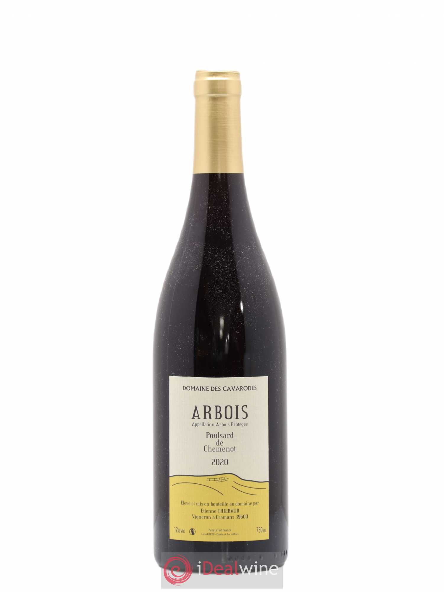 Arbois Poulsard de Chemenot Cavarodes (Domaine des) - Etienne Thiébaud 2020 - Lot de 1 bouteille - 0