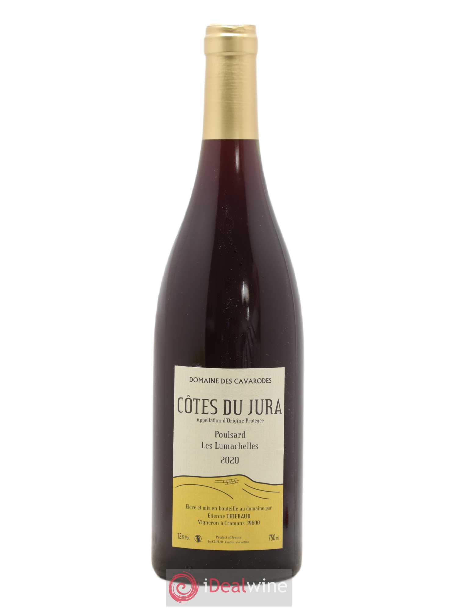 Côtes du Jura Poulsard Les Lumachelles Cavarodes (Domaine des) - Etienne Thiébaud 2020 - Lot de 1 bouteille - 0