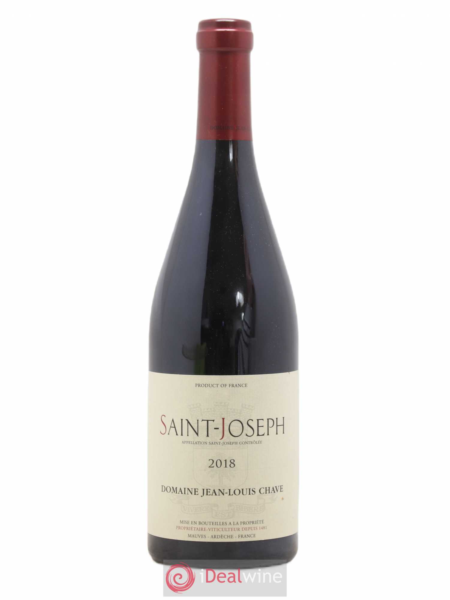 Saint-Joseph Jean-Louis Chave 2018 - Lot de 1 bouteille - 0
