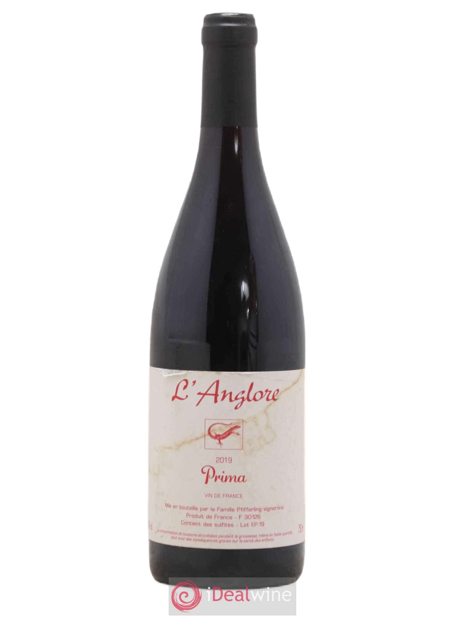 Vin de France Prima L'Anglore 2019 - Lot de 1 bouteille - 0