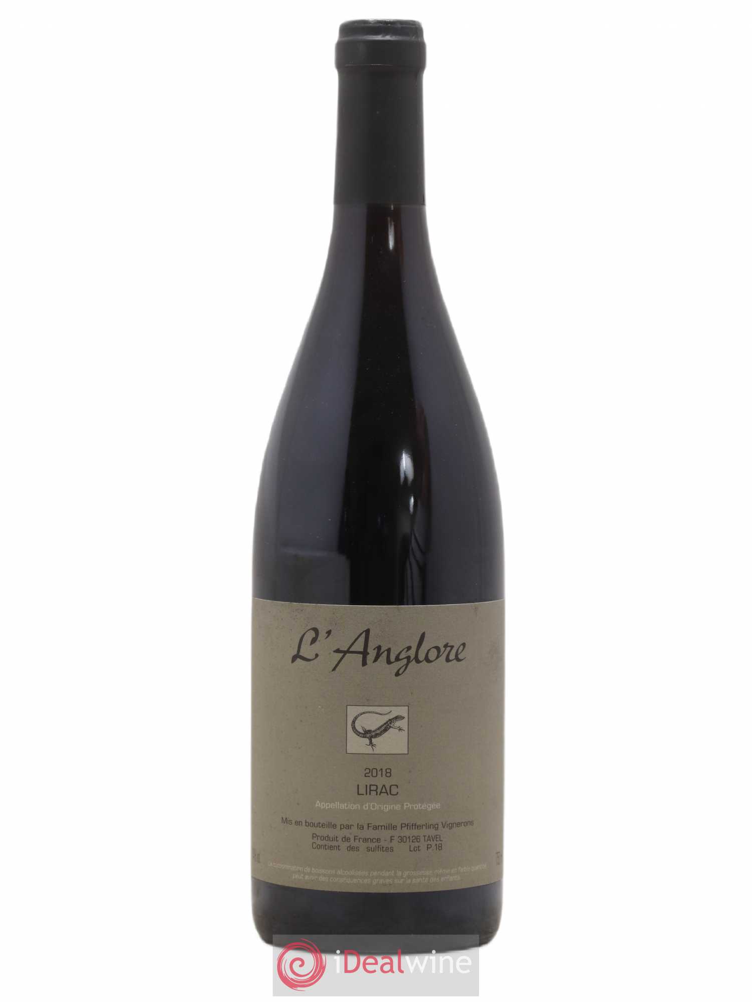 Lirac L'Anglore 2018 - Lot de 1 bouteille - 0
