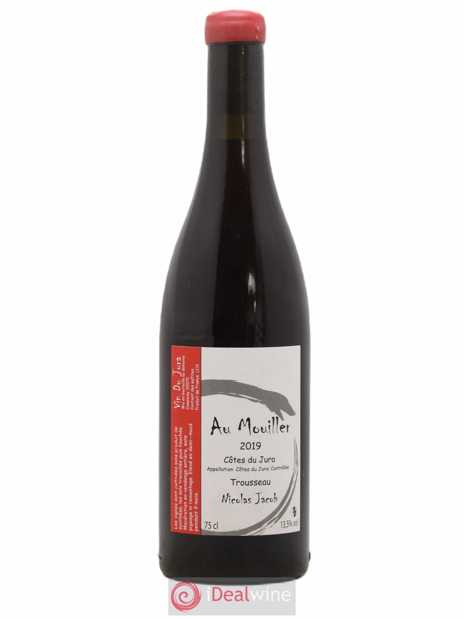 Côtes du Jura Trousseau Au Mouiller Nicolas Jacob 2019 - Lot de 1 bouteille - 0