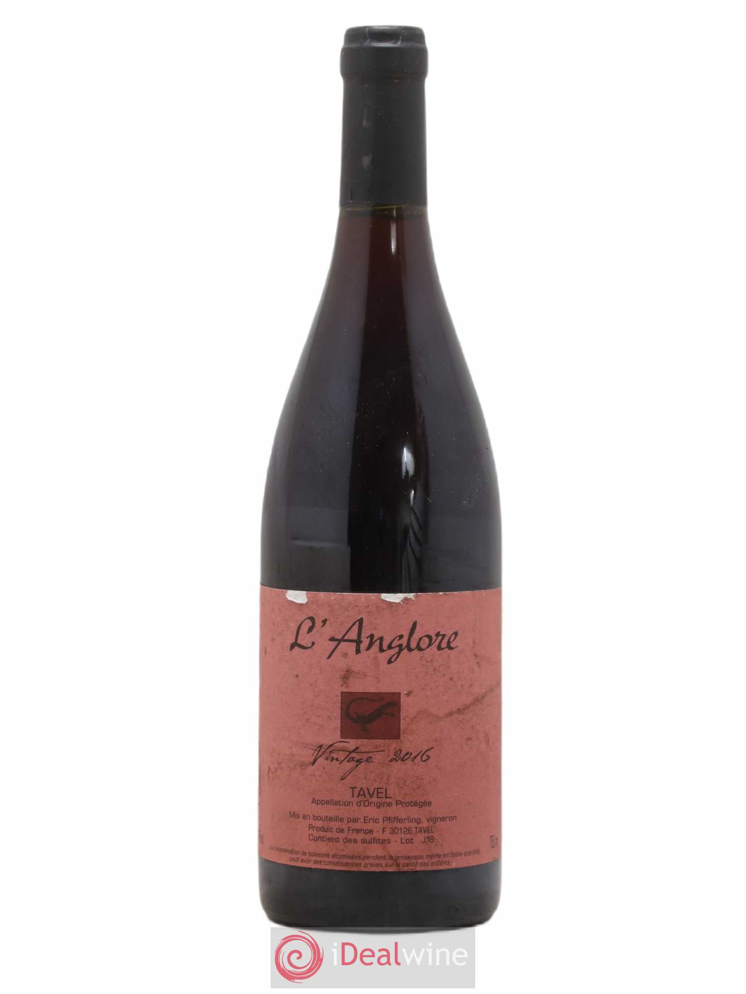 Tavel Vintage L'Anglore 2016 - Lot de 1 bouteille - 0