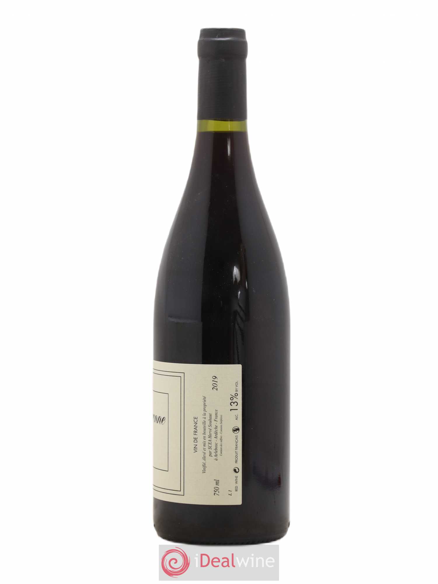 Vin de France La Souteronne Hervé Souhaut - Domaine Romaneaux-Destezet 2019 - Lot de 1 bouteille - 1