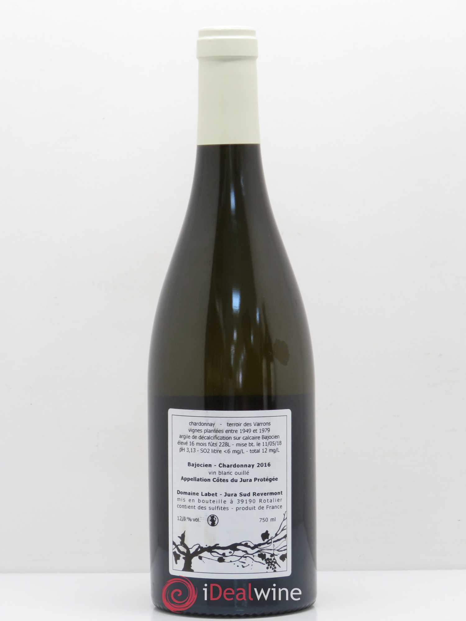 Côtes du Jura Bajocien Domaine Labet 2016 - Posten von 1 Flasche - 1