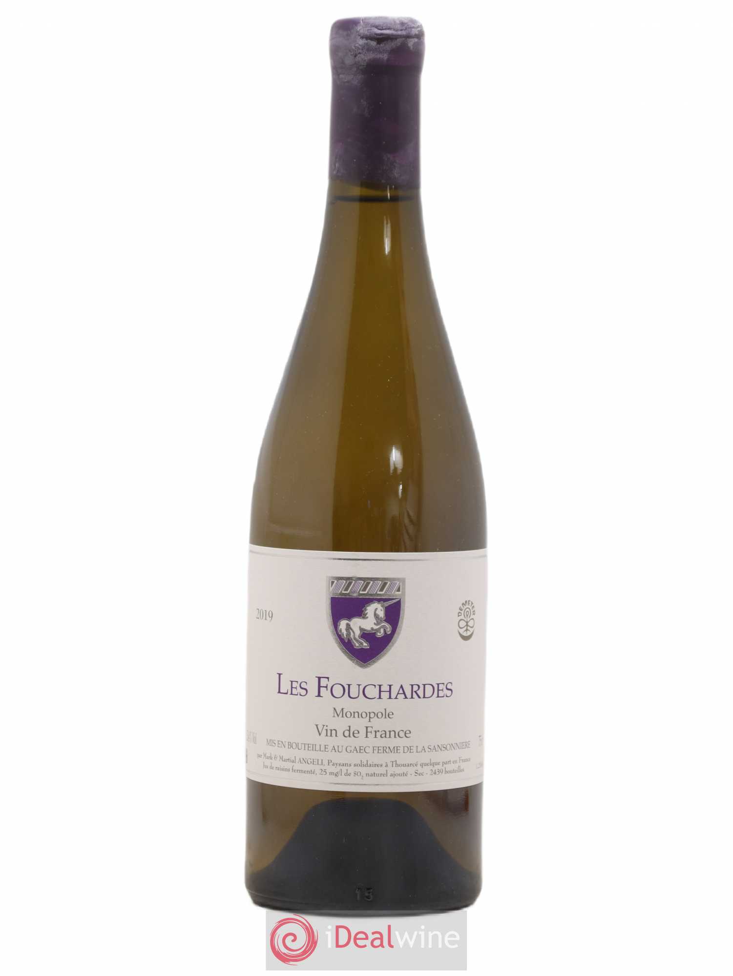 Vin de France Les Fouchardes Mark Angeli (Domaine) - Ferme de la Sansonnière 2019 - Lot de 1 bouteille - 0