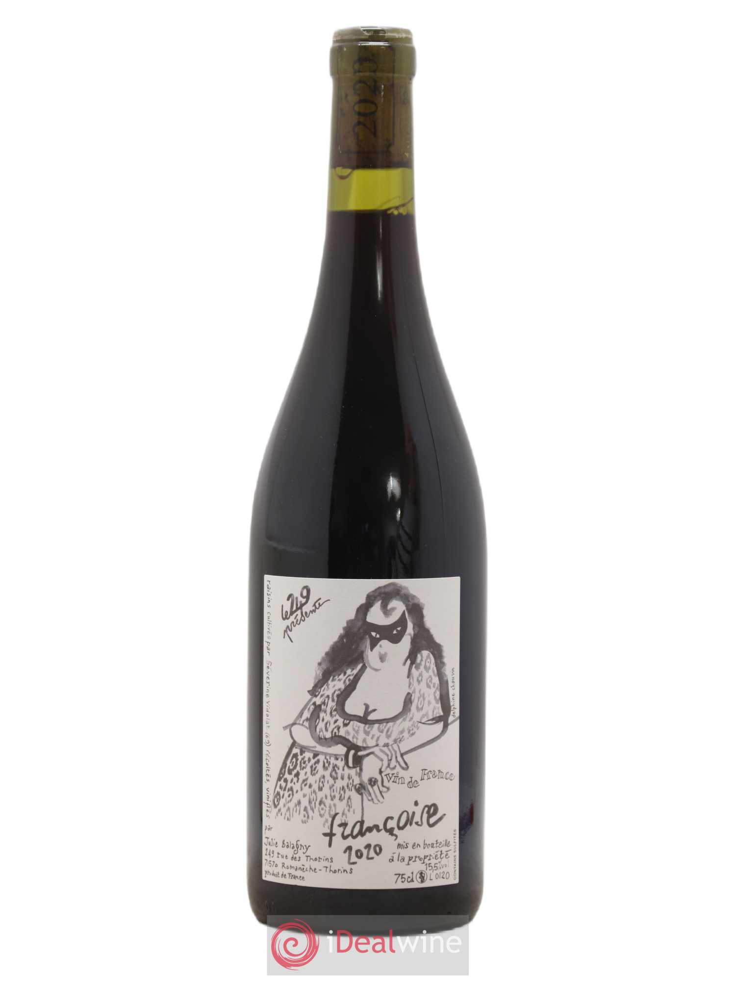 Vin de France Françoise Balagny 2020 - Posten von 1 Flasche - 0