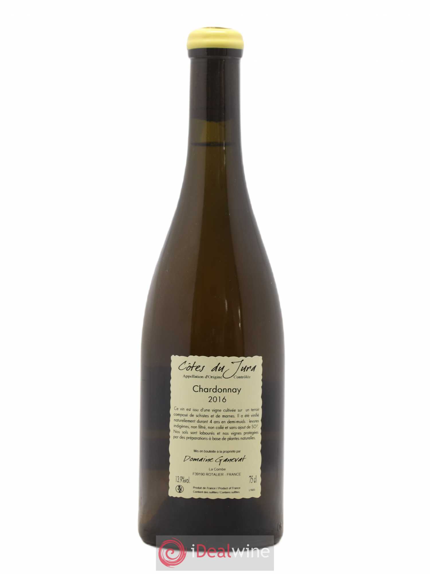 Côtes du Jura Grusse en Billat Jean-François Ganevat (Domaine) 2016 - Lot de 1 bouteille - 1