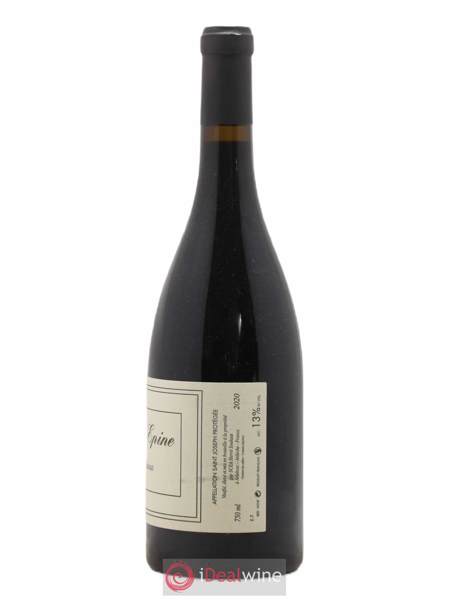 Saint-Joseph Sainte Epine Hervé Souhaut - Domaine Romaneaux-Destezet 2020 - Lot de 1 bouteille - 1