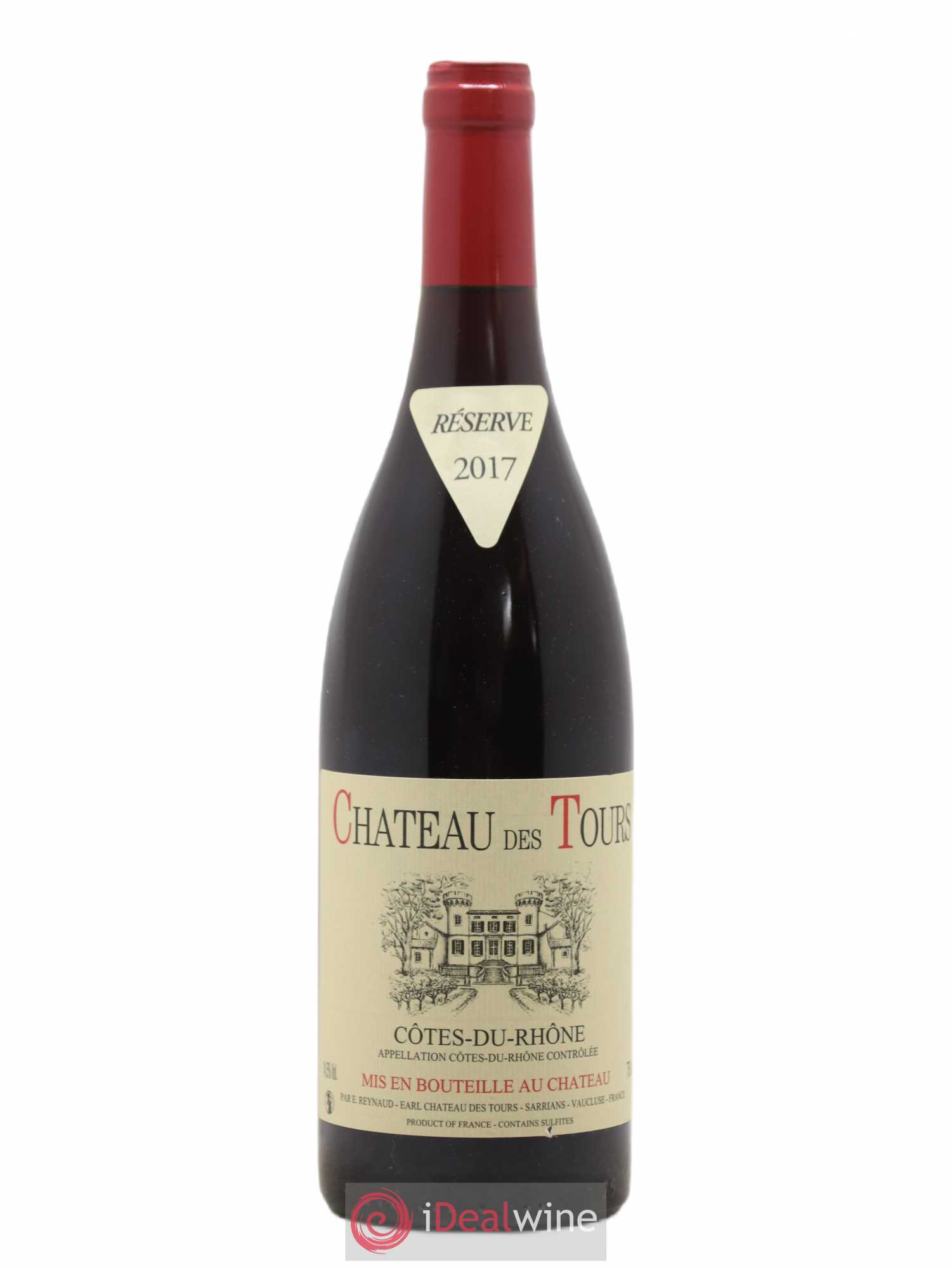 Côtes-du-Rhône Château des Tours Emmanuel Reynaud 2017 - Lot de 1 bouteille - 0