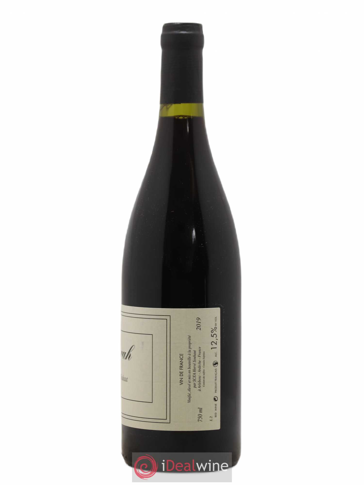 Ardèche Syrah Hervé Souhaut - Domaine Romaneaux-Destezet 2019 - Lot de 1 bouteille - 1