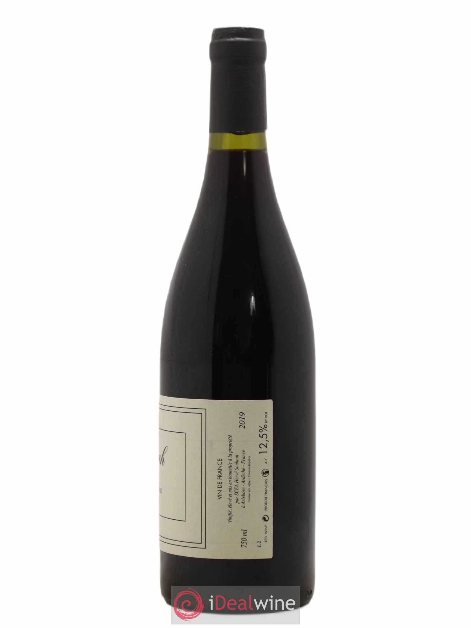 Ardèche Syrah Hervé Souhaut - Domaine Romaneaux-Destezet 2019 - Lot de 1 bouteille - 1