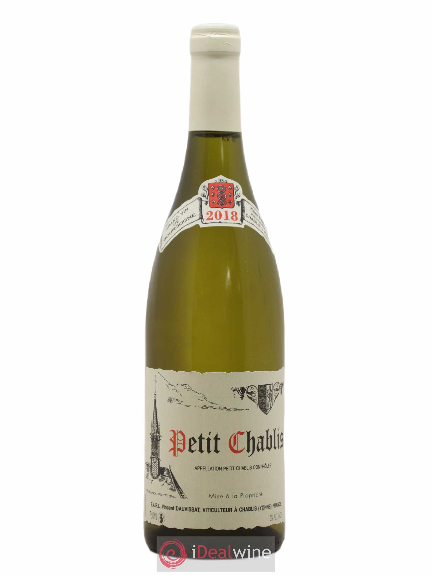 Petit Chablis Vincent Dauvissat (Domaine) 2018 - Lot de 1 bouteille - 0