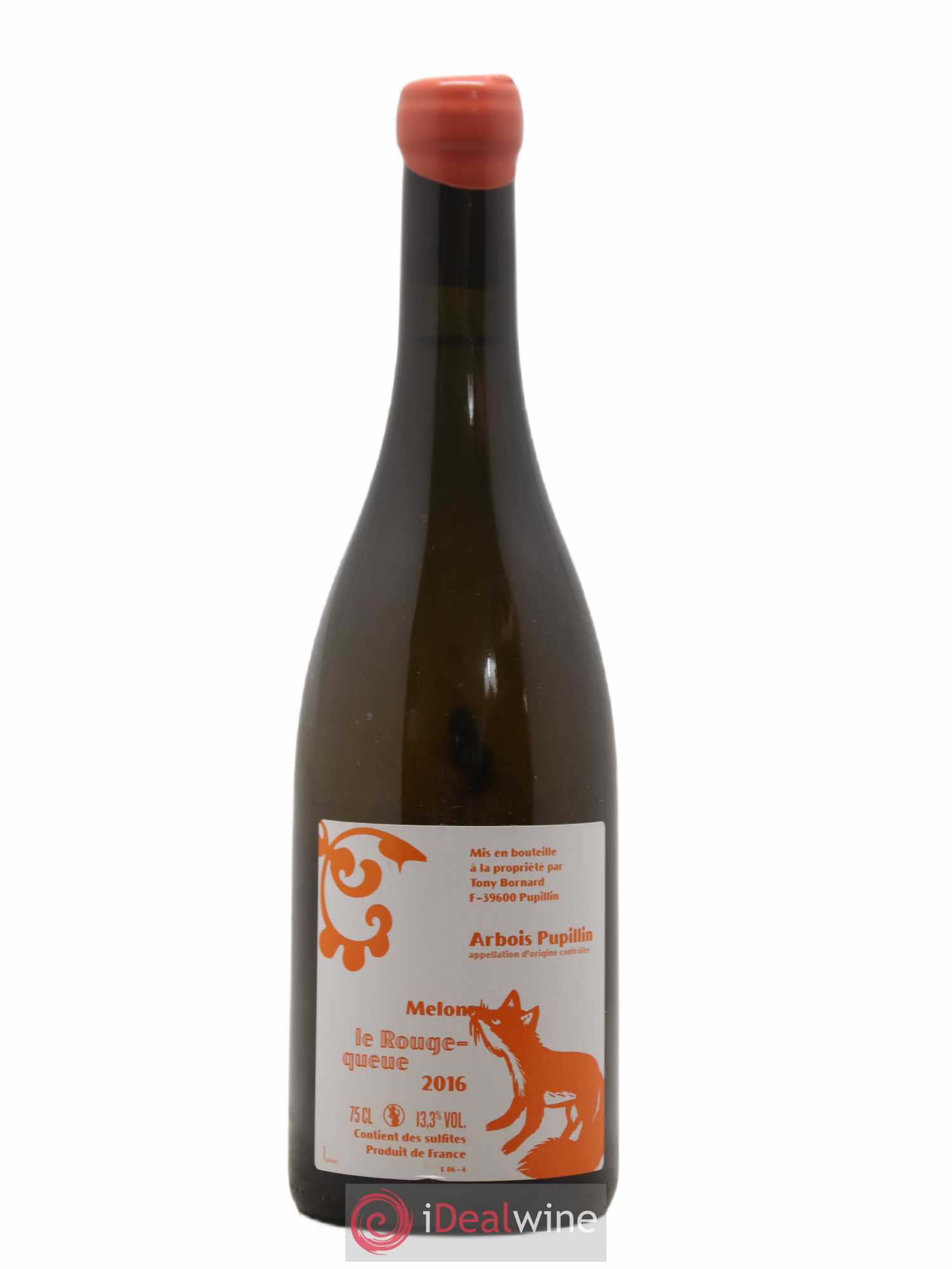 Arbois Pupillin Le Rouge Queue Bornard 2016 - Lot de 1 bouteille - 0