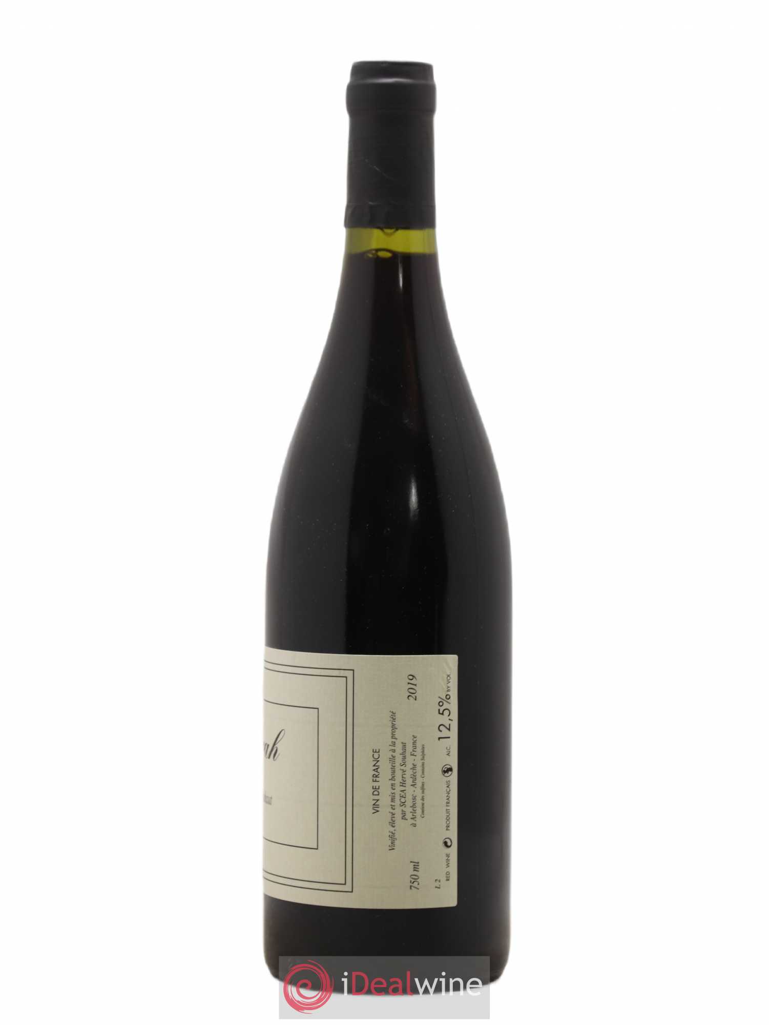 Ardèche Syrah Hervé Souhaut - Domaine Romaneaux-Destezet 2019 - Lot de 1 bouteille - 1