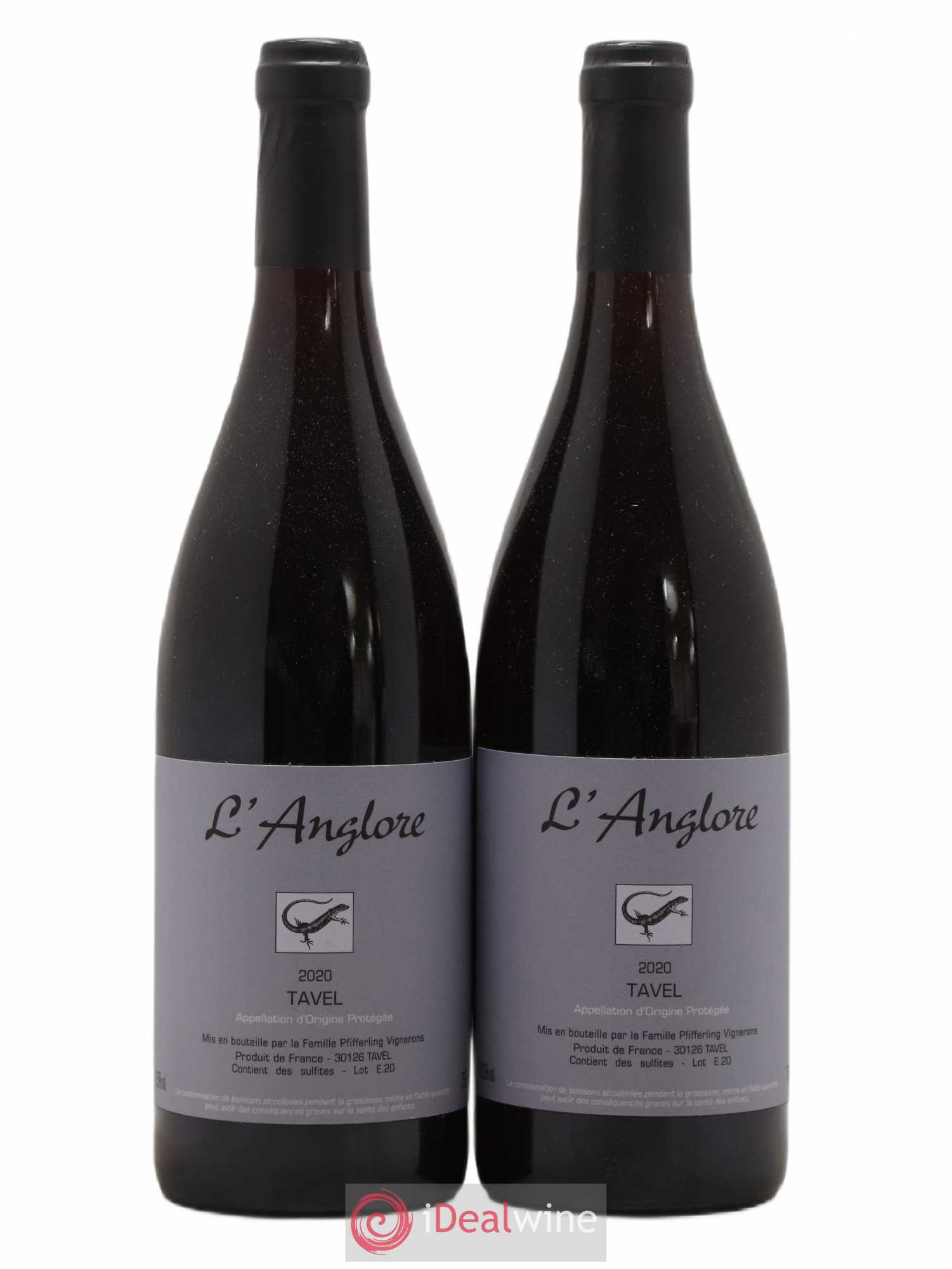 Tavel L'Anglore 2020 - Lot de 2 bouteilles - 0