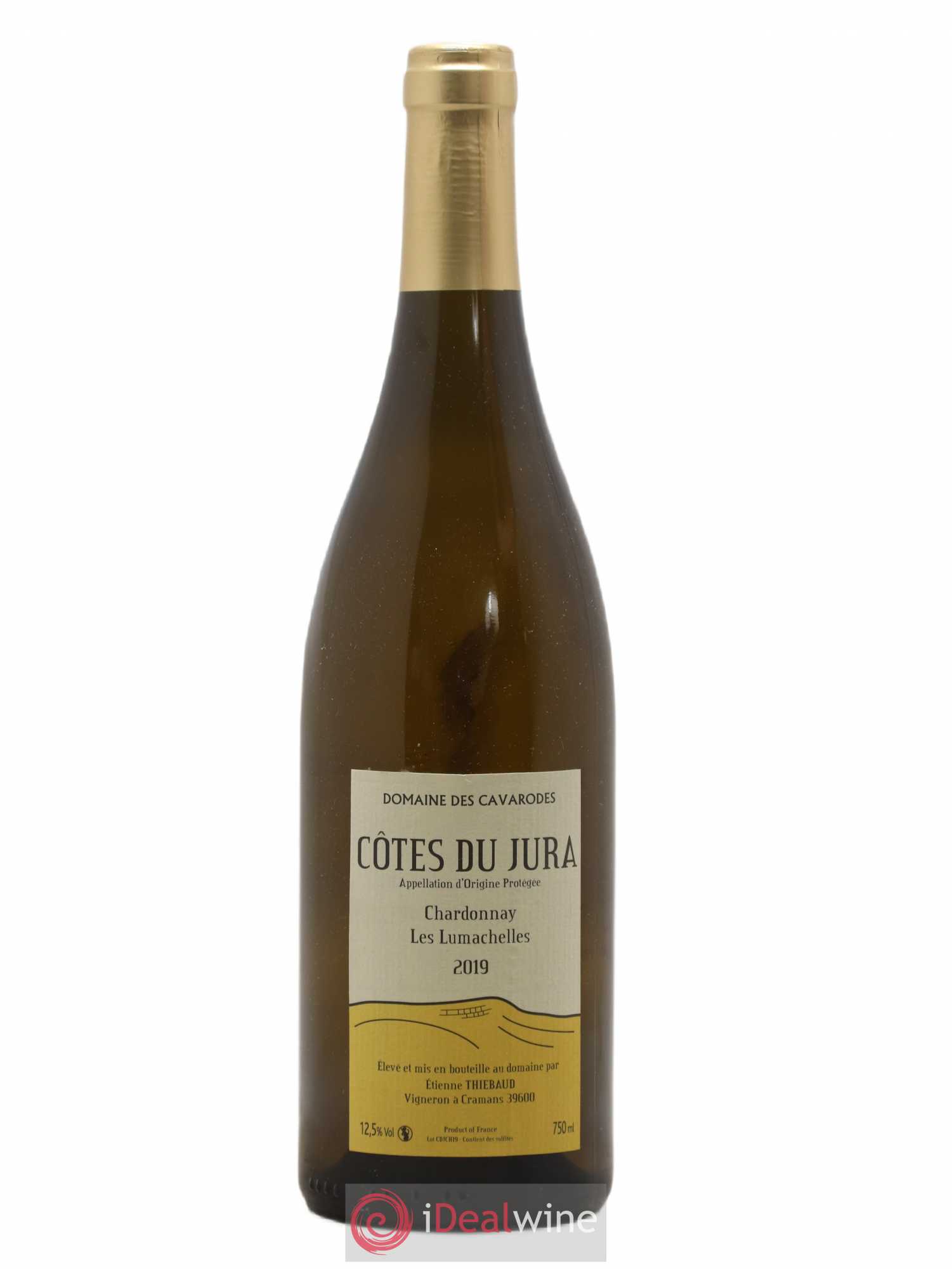 Côtes du Jura Chardonnay Les Lumachelles Cavarodes (Domaine des) - Etienne Thiébaud 2019 - Lot de 1 bouteille - 0