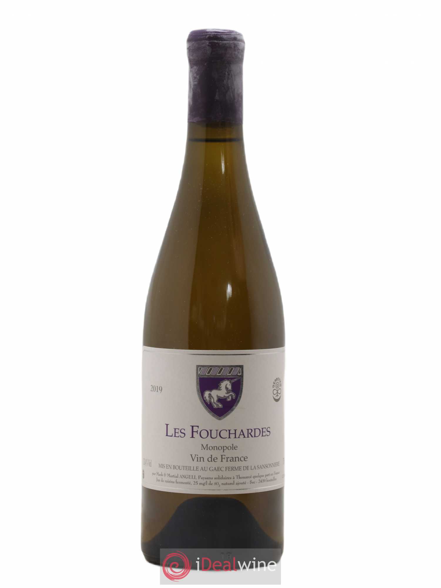Vin de France Les Fouchardes Mark Angeli (Domaine) - Ferme de la Sansonnière 2019 - Lot de 1 bouteille - 0