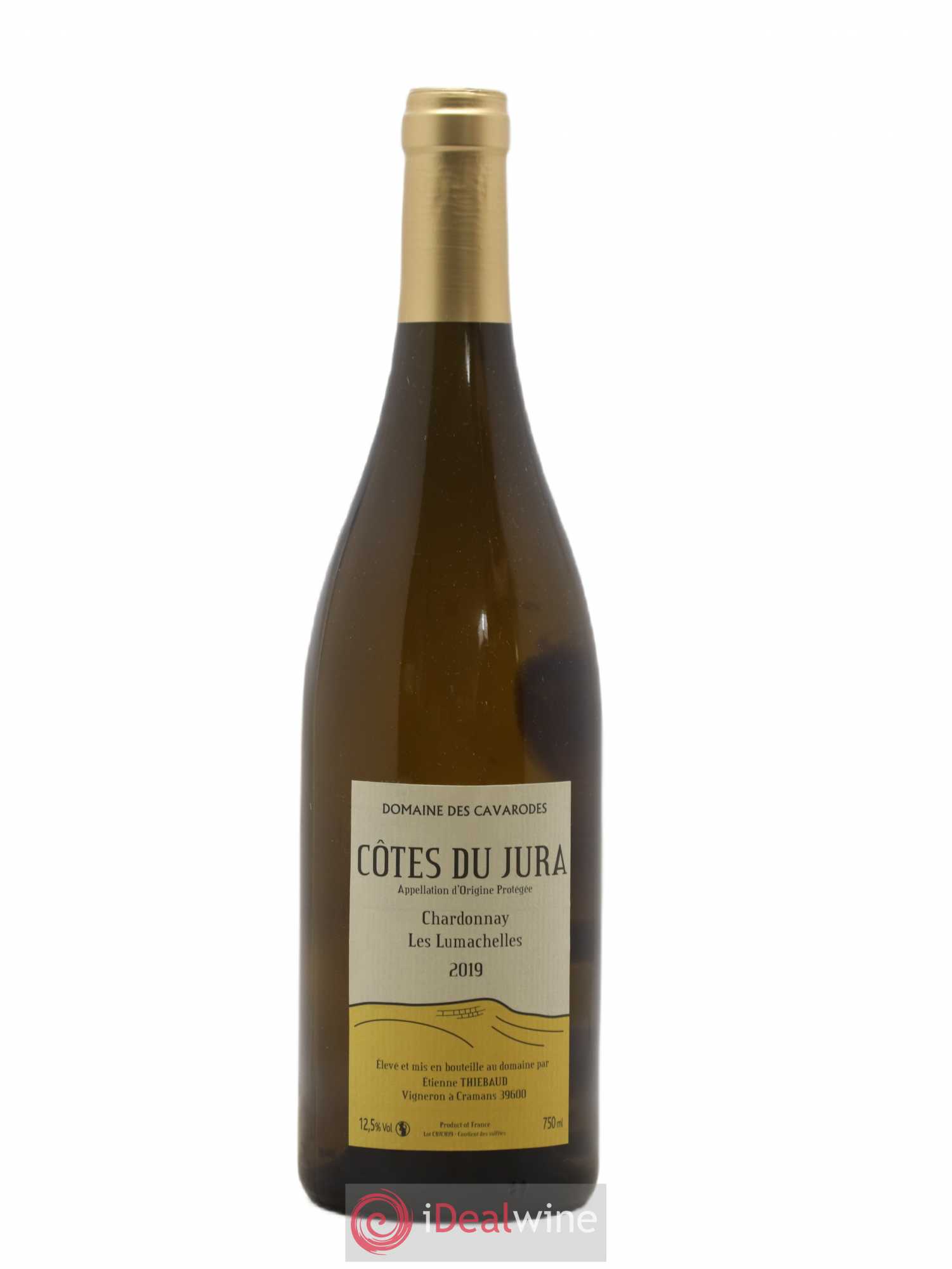 Côtes du Jura Chardonnay Les Lumachelles Cavarodes (Domaine des) - Etienne Thiébaud 2019 - Lot de 1 bouteille - 0