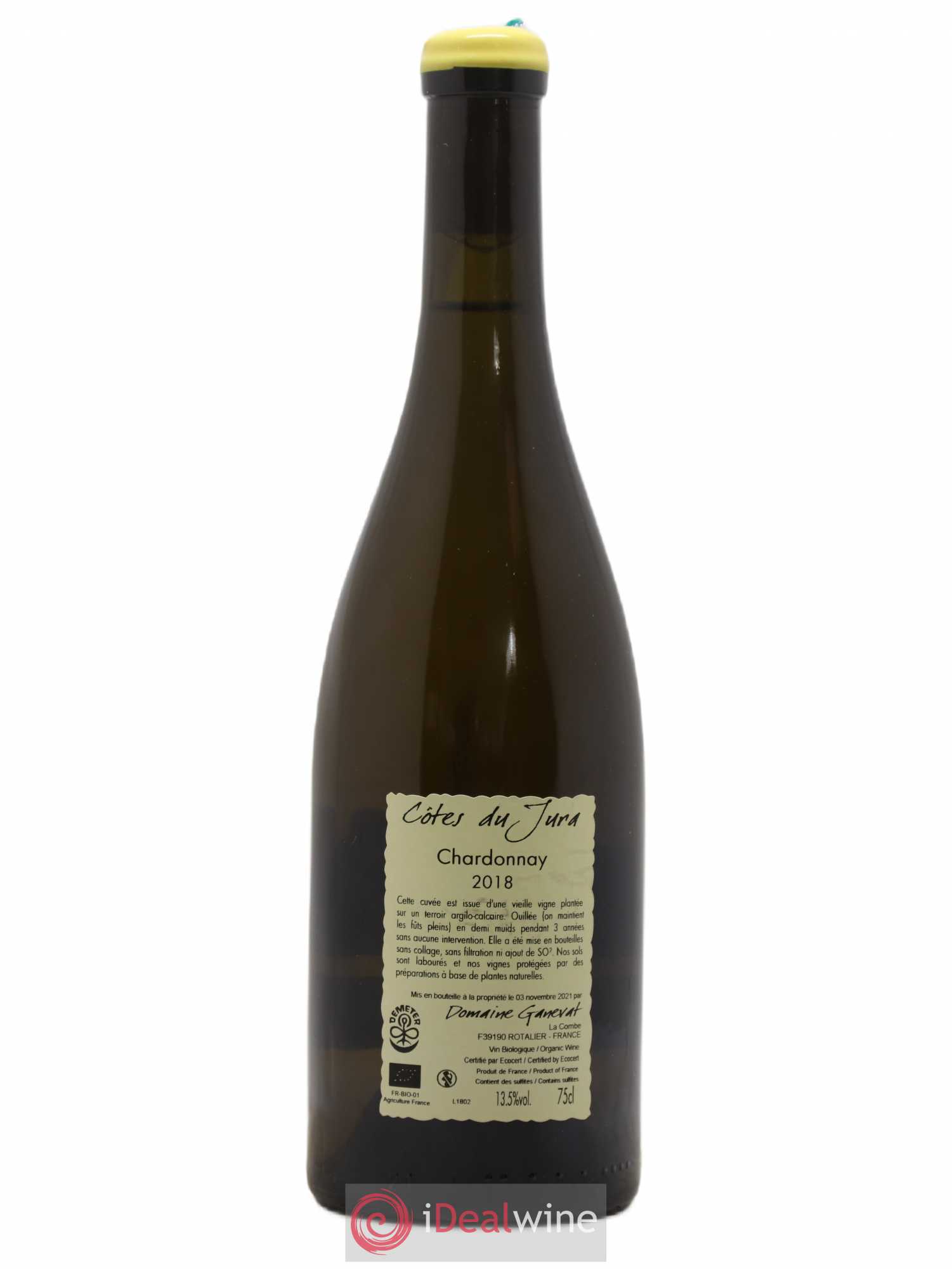 Côtes du Jura Les Chamois du Paradis Jean-François Ganevat (Domaine) 2018 - Lot de 1 bouteille - 1